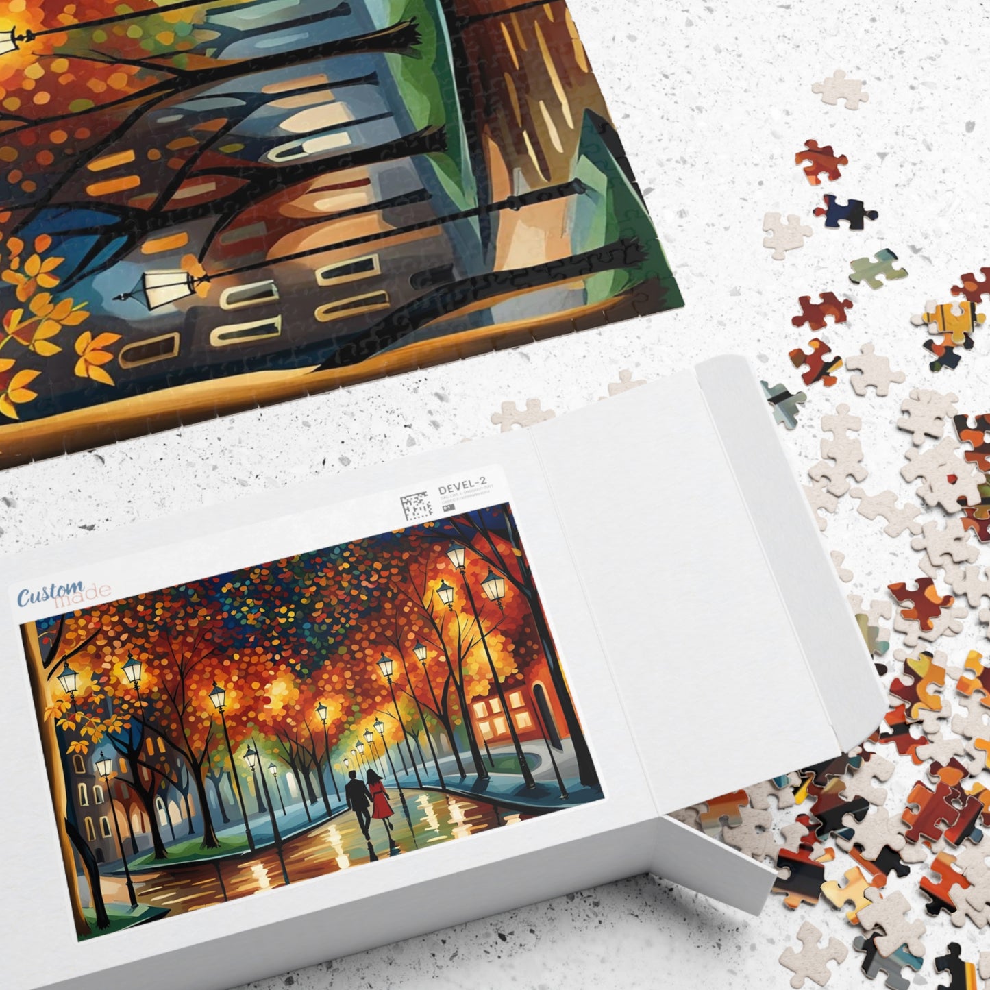 Night Walk in Autumn Puzzle (110, 252, 500, 1014-piece)