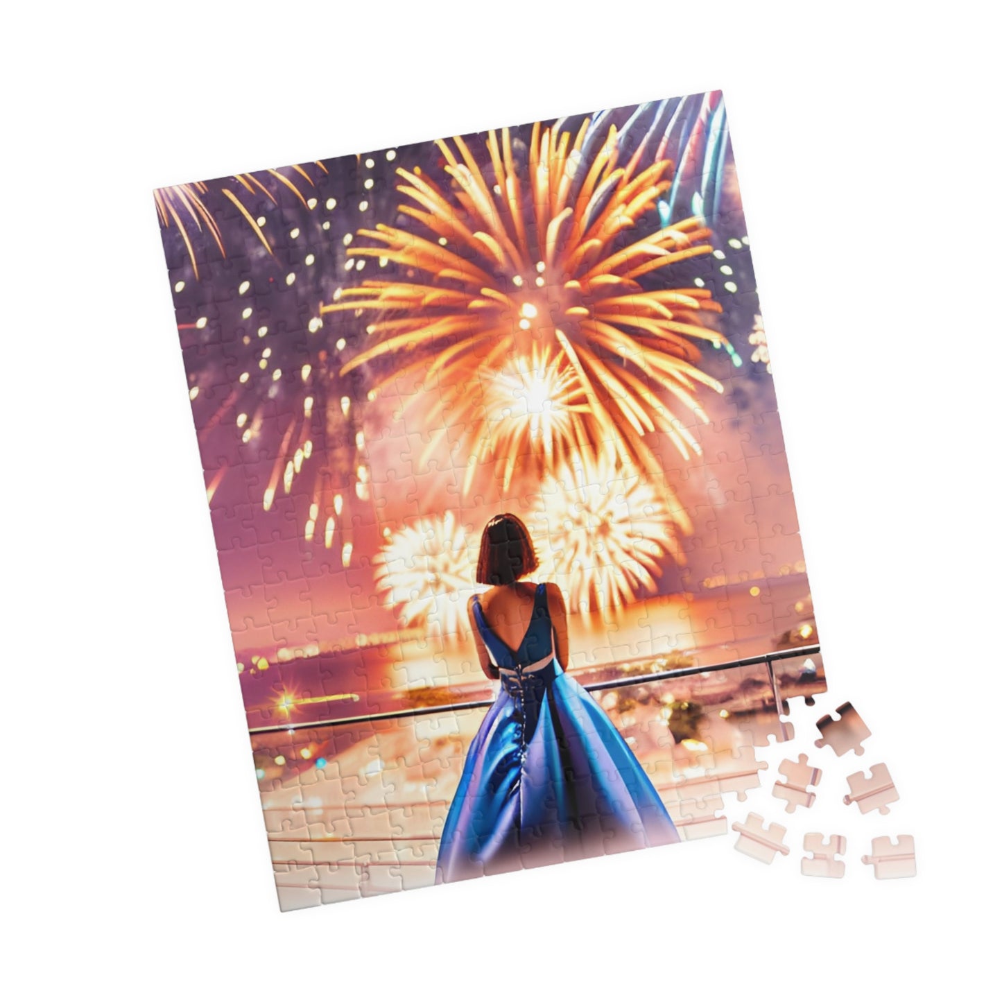 Happy New Year's Puzzle (110, 252, 520, 1014-piece)