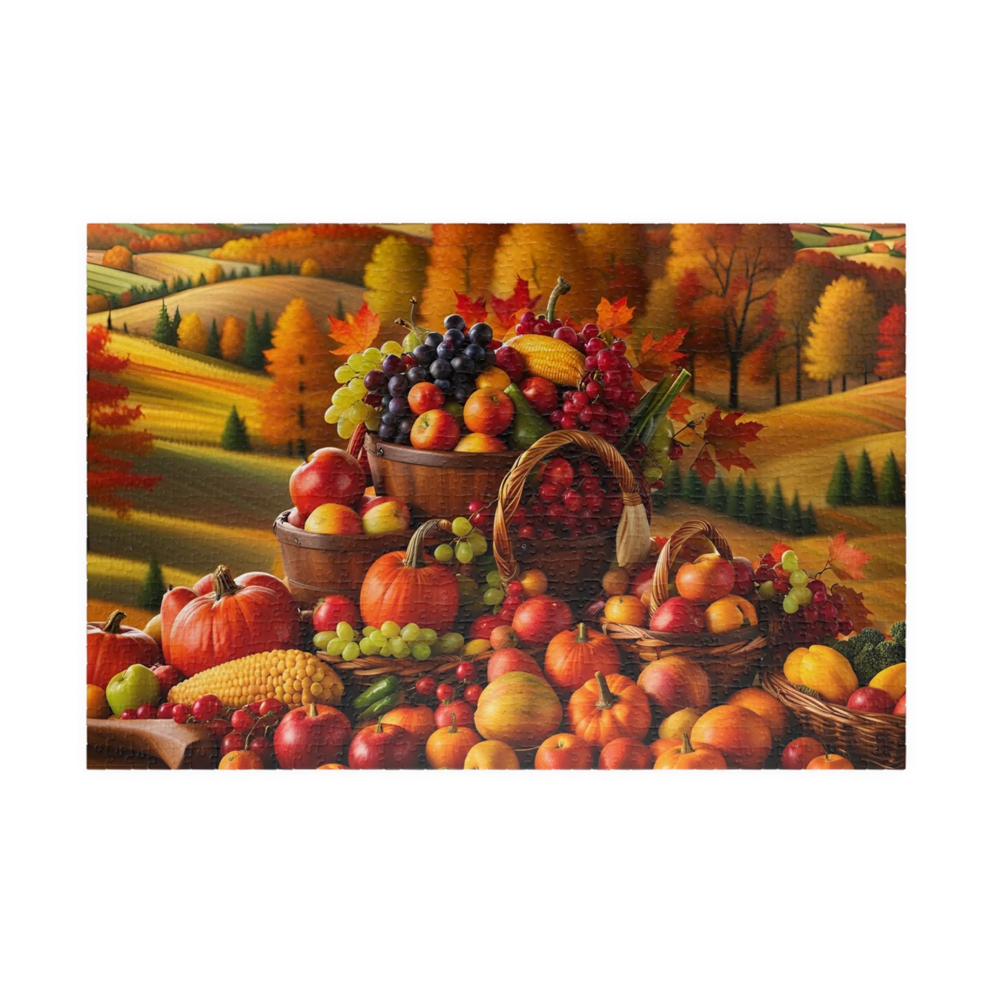 Thanksgiving Puzzle (110, 252, 500, 1014-piece)