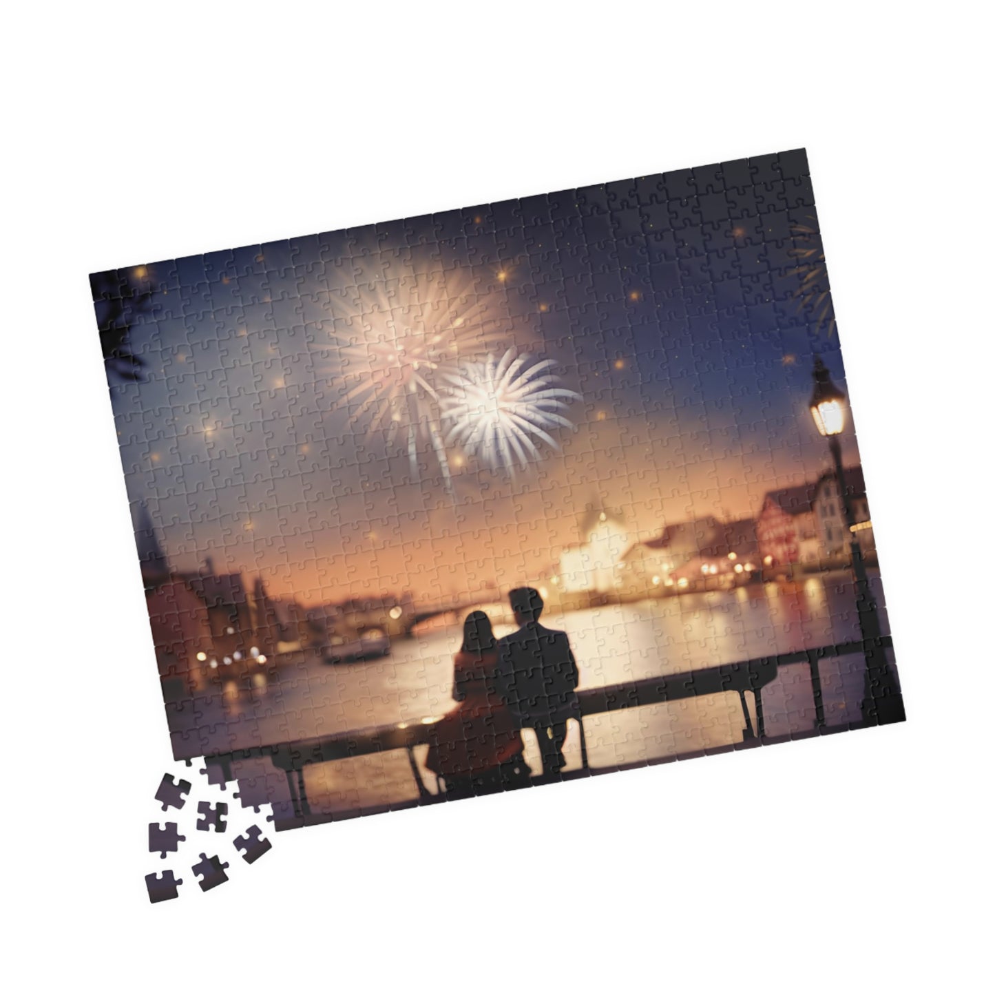 European New Year's Eve Puzzle (110, 252, 520, 1014-piece)