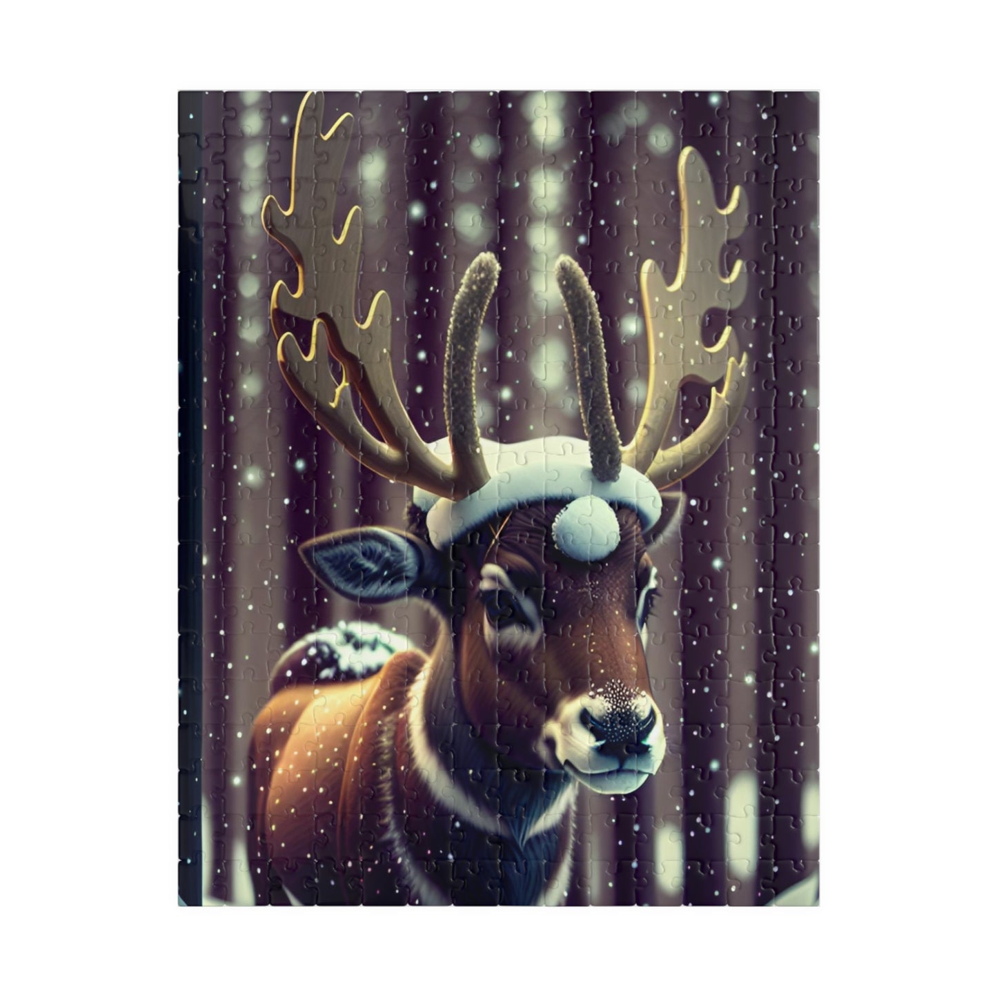 Christmas Reindeer Puzzle (110, 252, 500, 1014-piece)