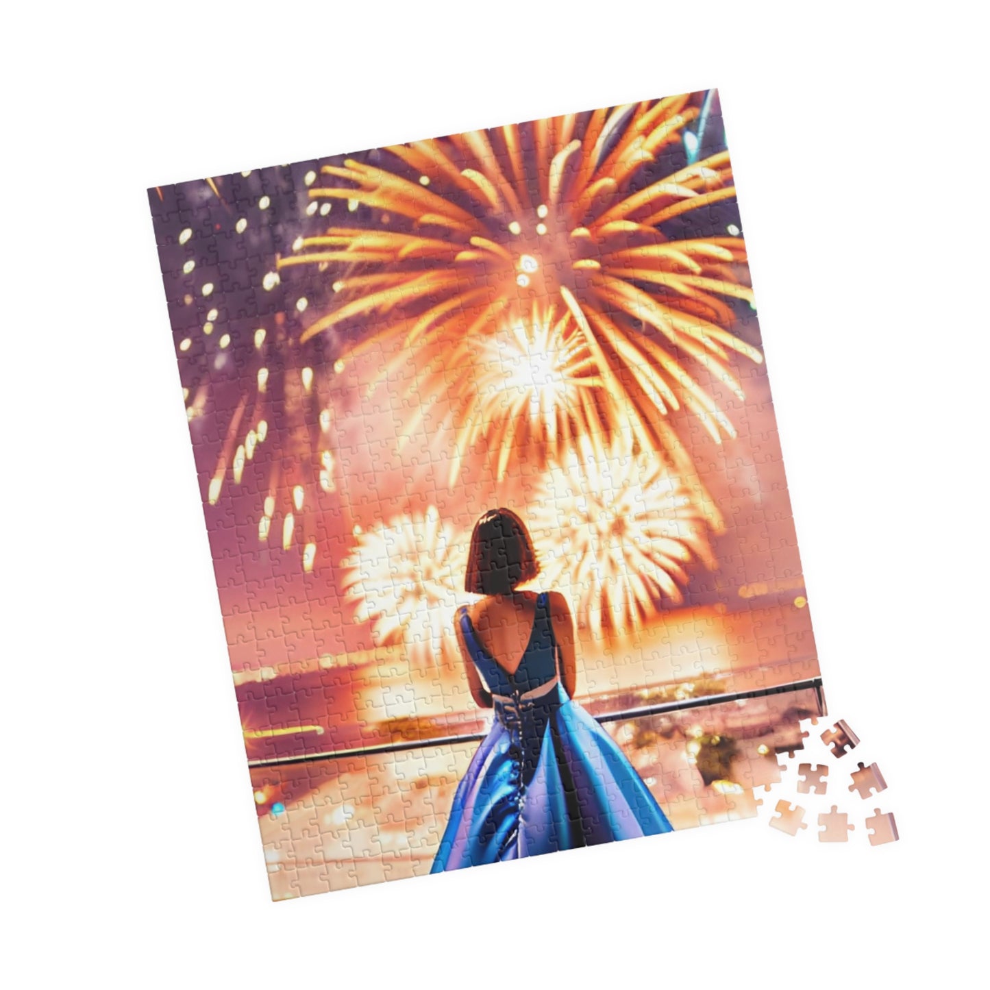 Happy New Year's Puzzle (110, 252, 520, 1014-piece)