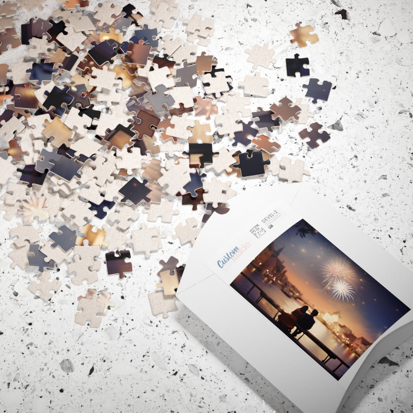 European New Year's Eve Puzzle (110, 252, 520, 1014-piece)