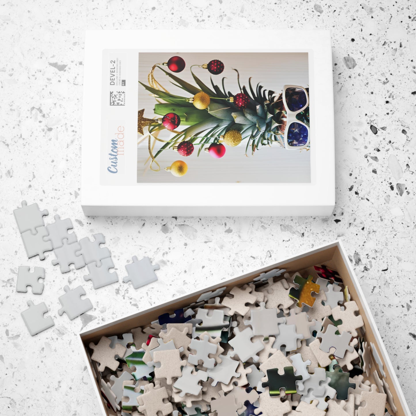 Pineapple Christmas Tree Puzzle (110, 252, 520, 1014-piece)