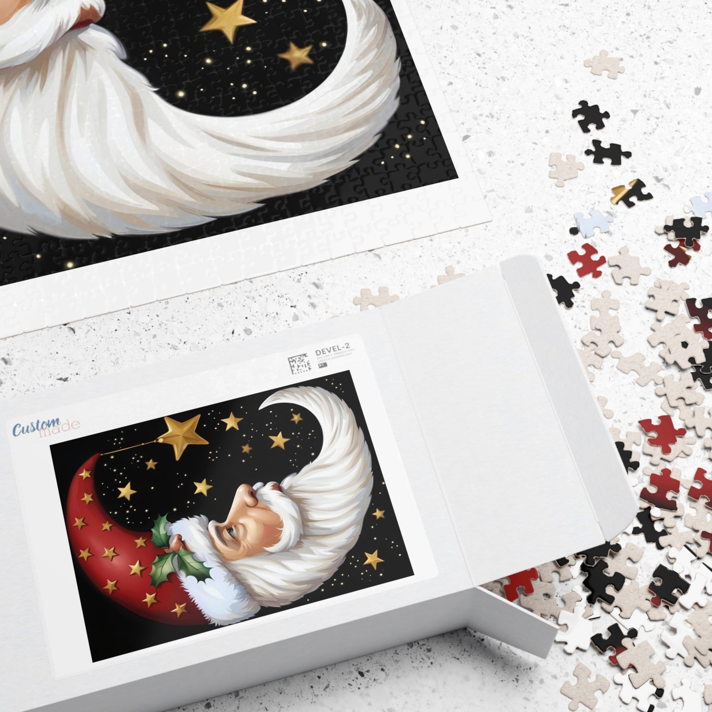 Santa in the Stars Puzzle (110, 252, 500, 1014-piece)