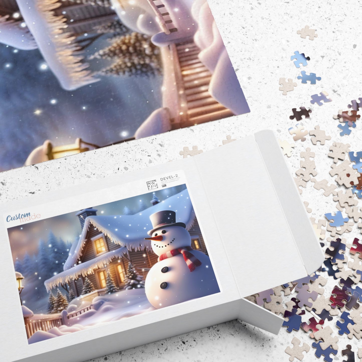 Winter Cabin Puzzle (110, 252, 500, 1014-piece)