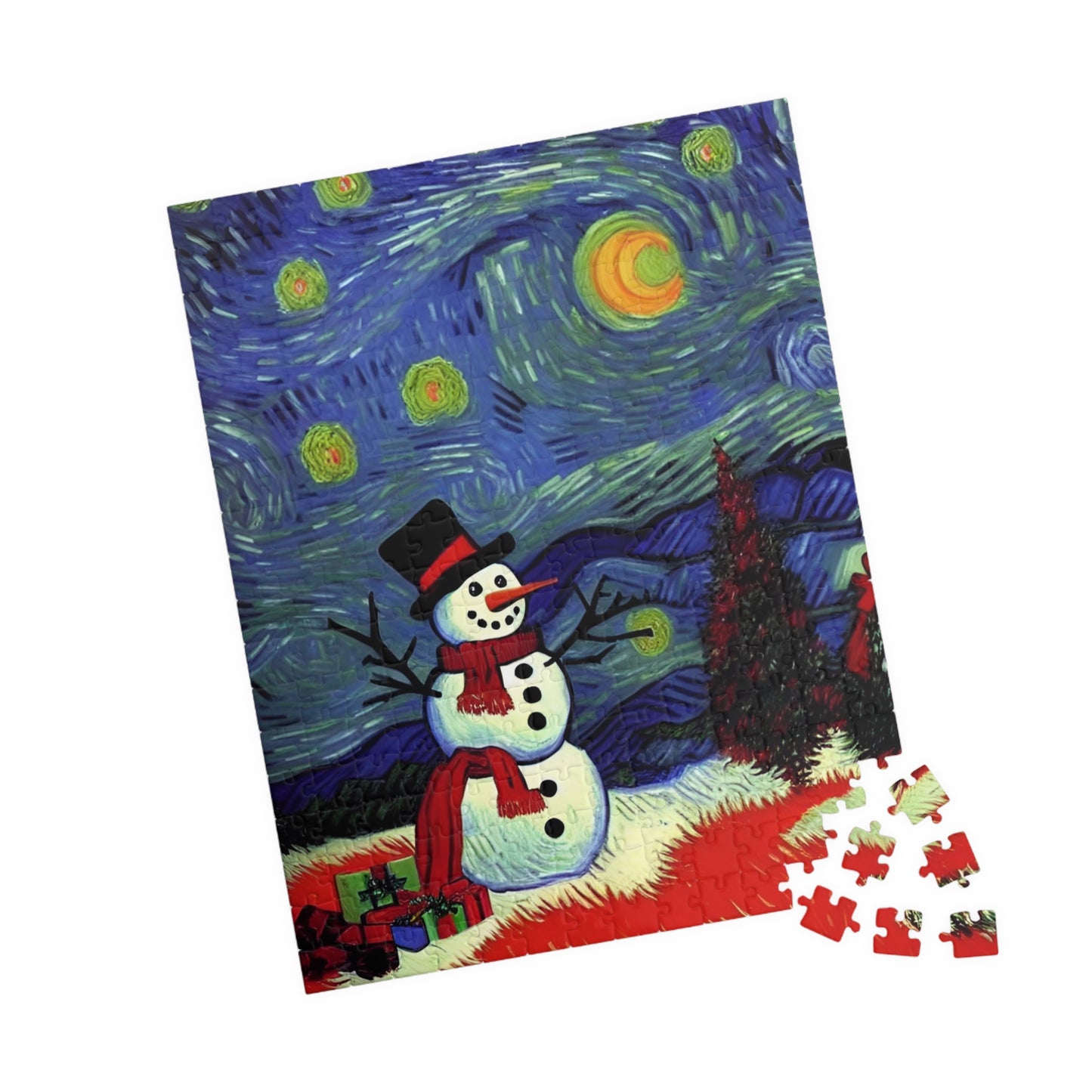 Van Gogh Snowman Puzzle (110, 252, 500, 1014-piece)
