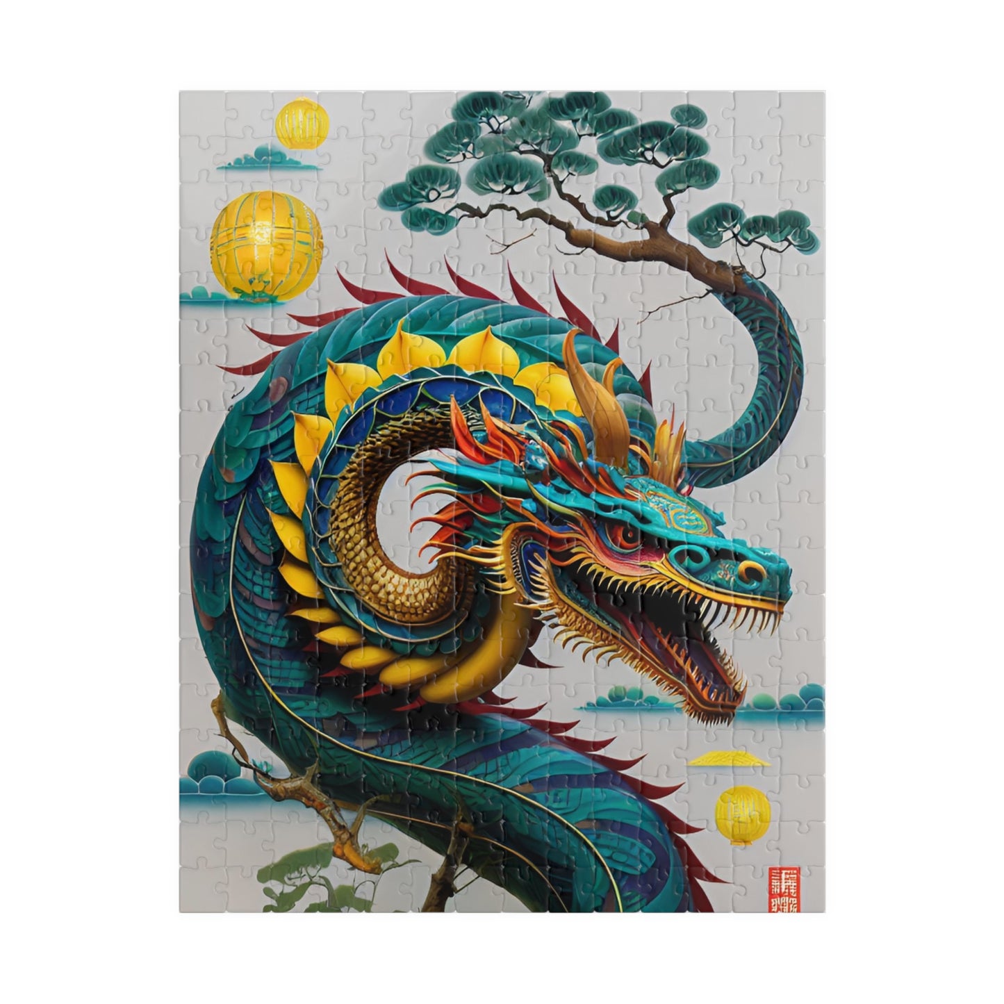 Year of the Wood Dragon 2024 Puzzle (110, 252, 520, 1014-piece)