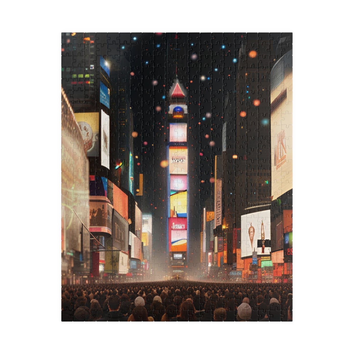 Happy New Year in Times Square Puzzle (110, 252, 520, 1014-piece)