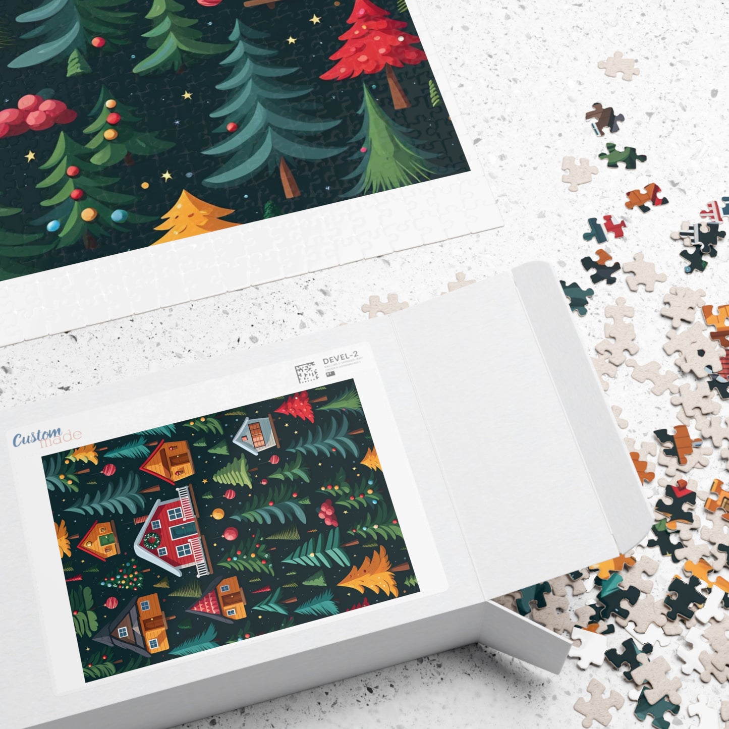 Christmas in the Woods Puzzle (110, 252, 500, 1014-piece)