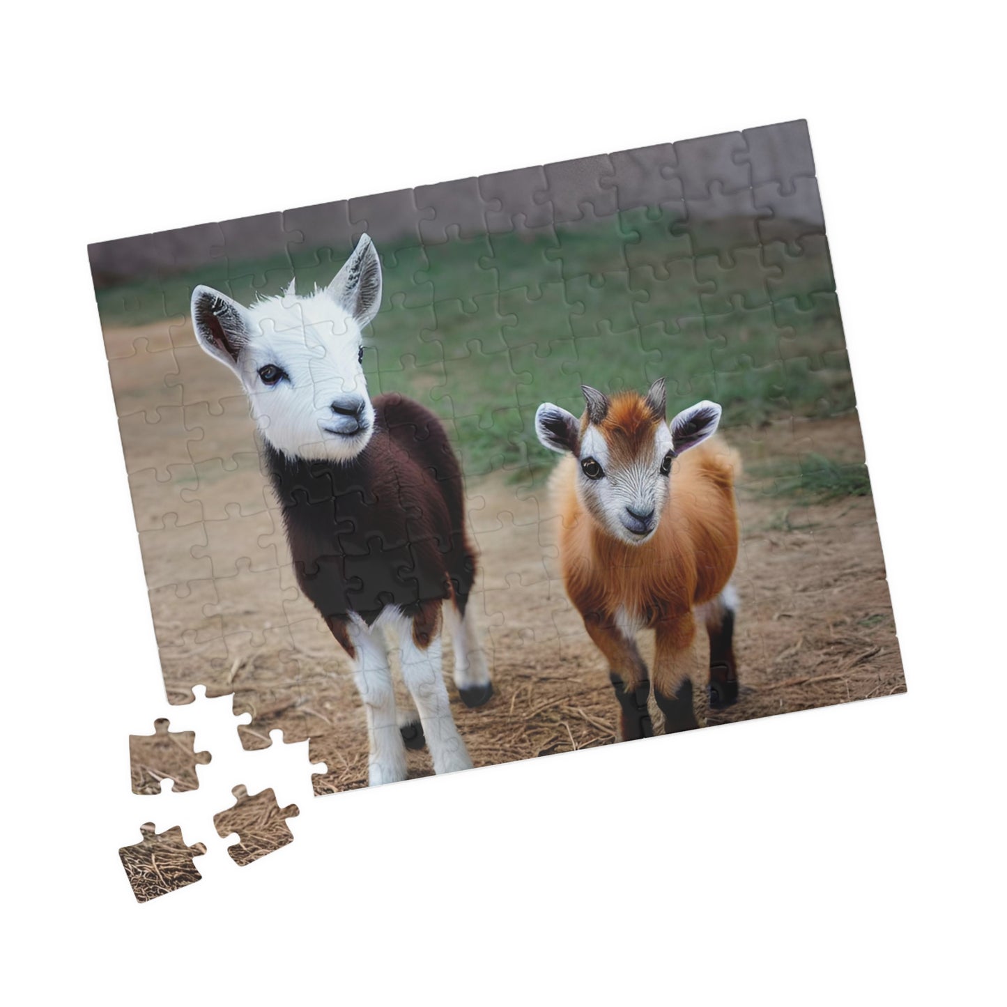 Kid's Baby Goat Puzzle, 110-Piece