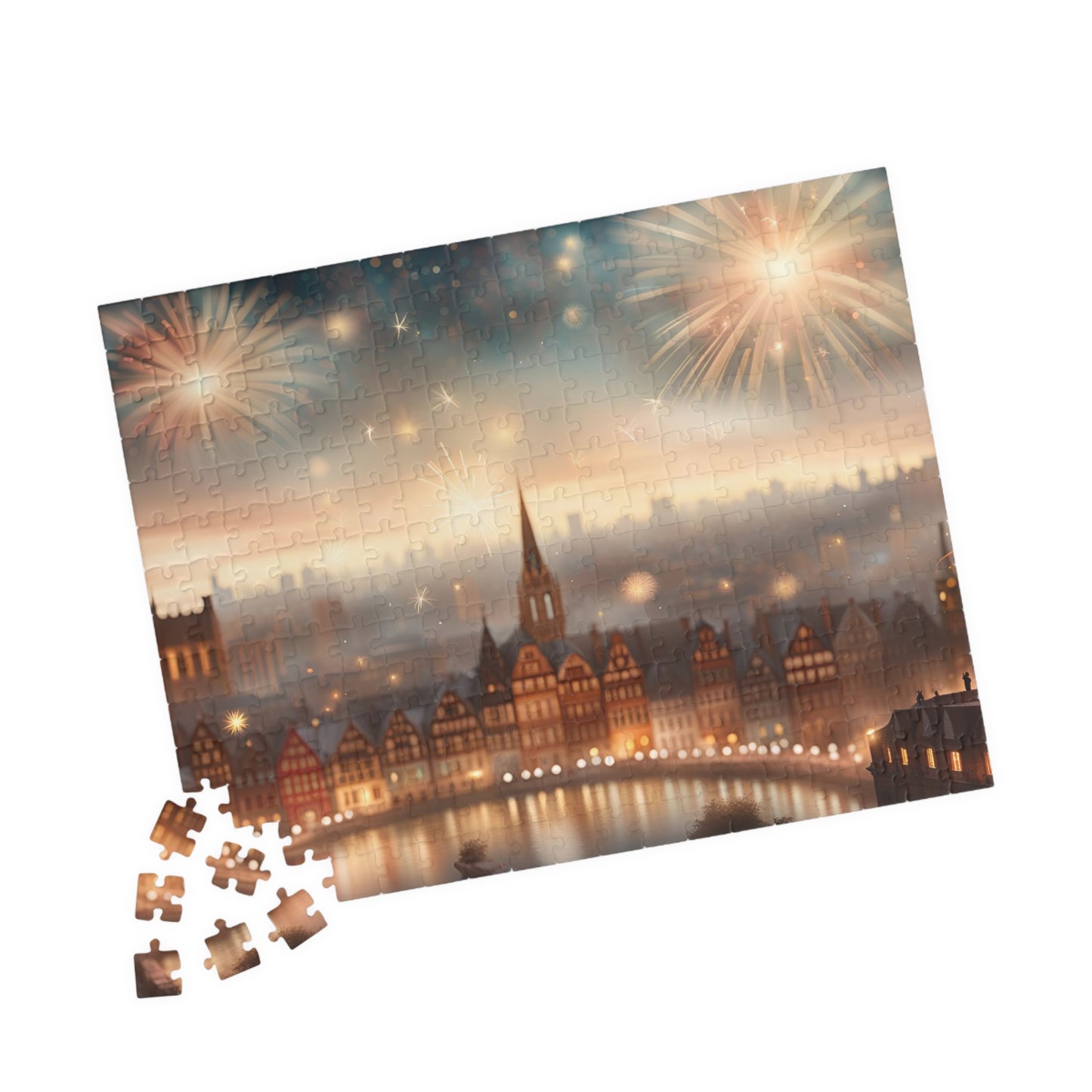 New Year's Eve in Europe Puzzle (110, 252, 520, 1014-piece)
