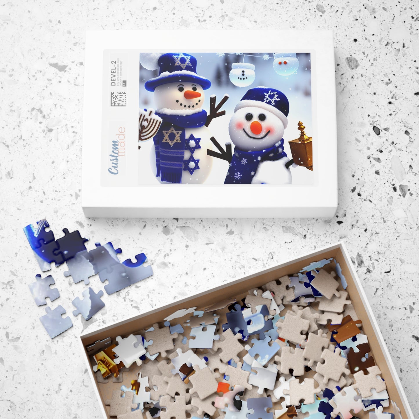 Hanukkah Snowmen Puzzle (110, 252, 500, 1014-piece)