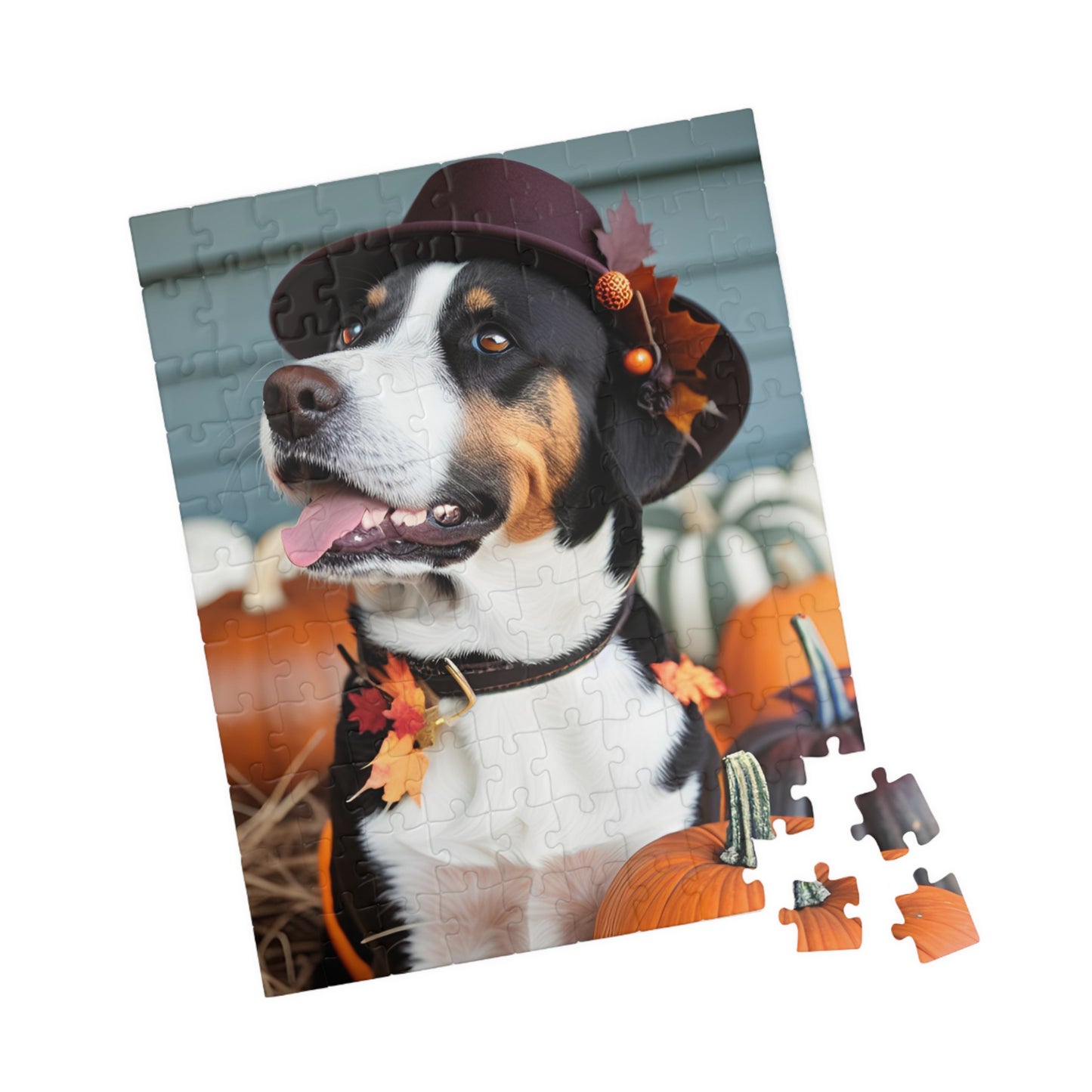 Thanksgiving Dog Puzzle (110, 252, 500, 1014-piece)