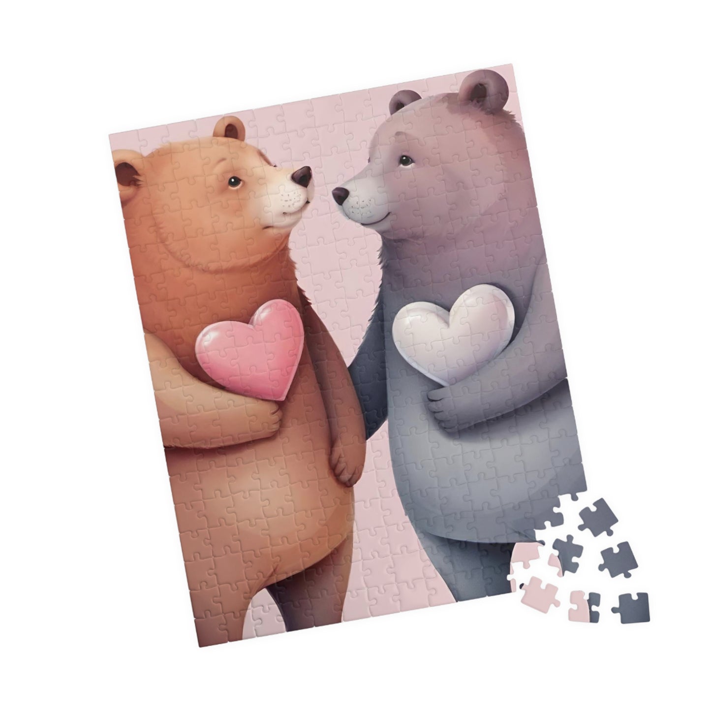 Valentine's Day Bear Puzzle (110, 252, 520, 1014-piece)