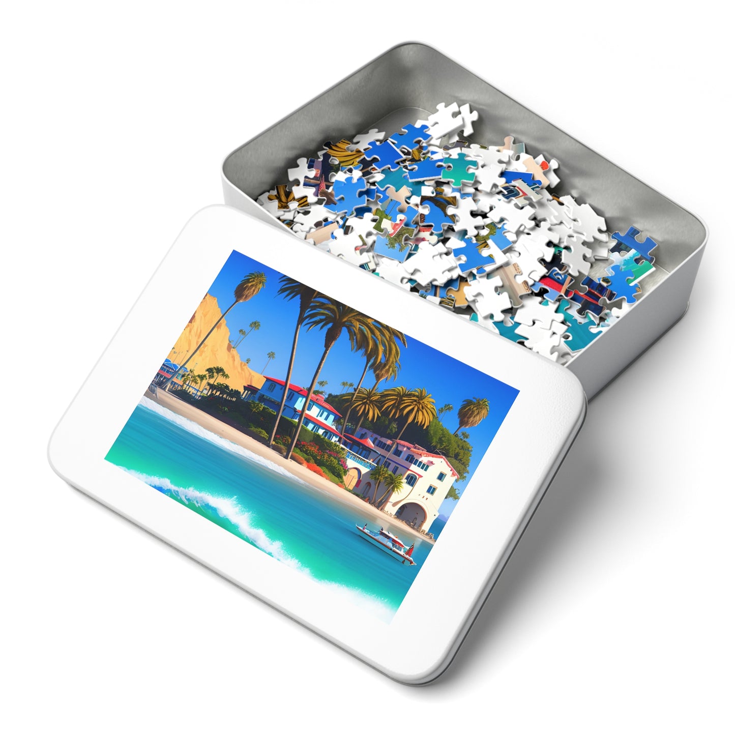 Family Santa Barbara Coastline Jigsaw Puzzle, 252-Piece