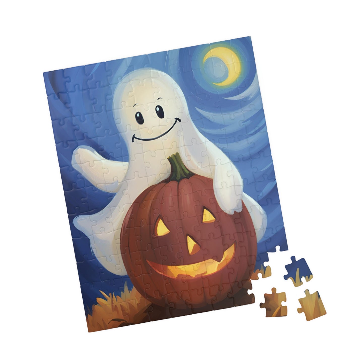 Ghost Pumpkin Puzzle, 110-Piece