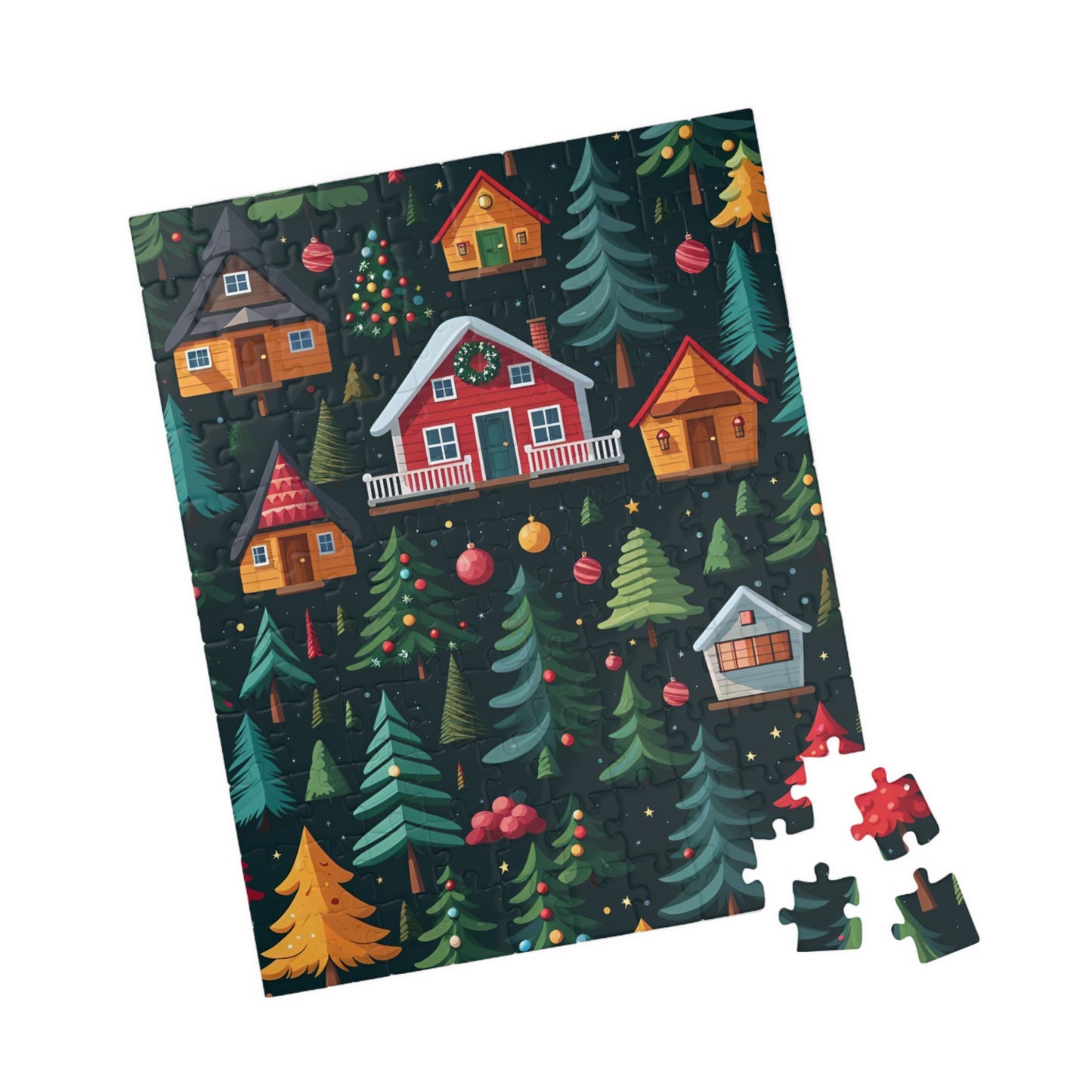 Christmas in the Woods Puzzle (110, 252, 500, 1014-piece)