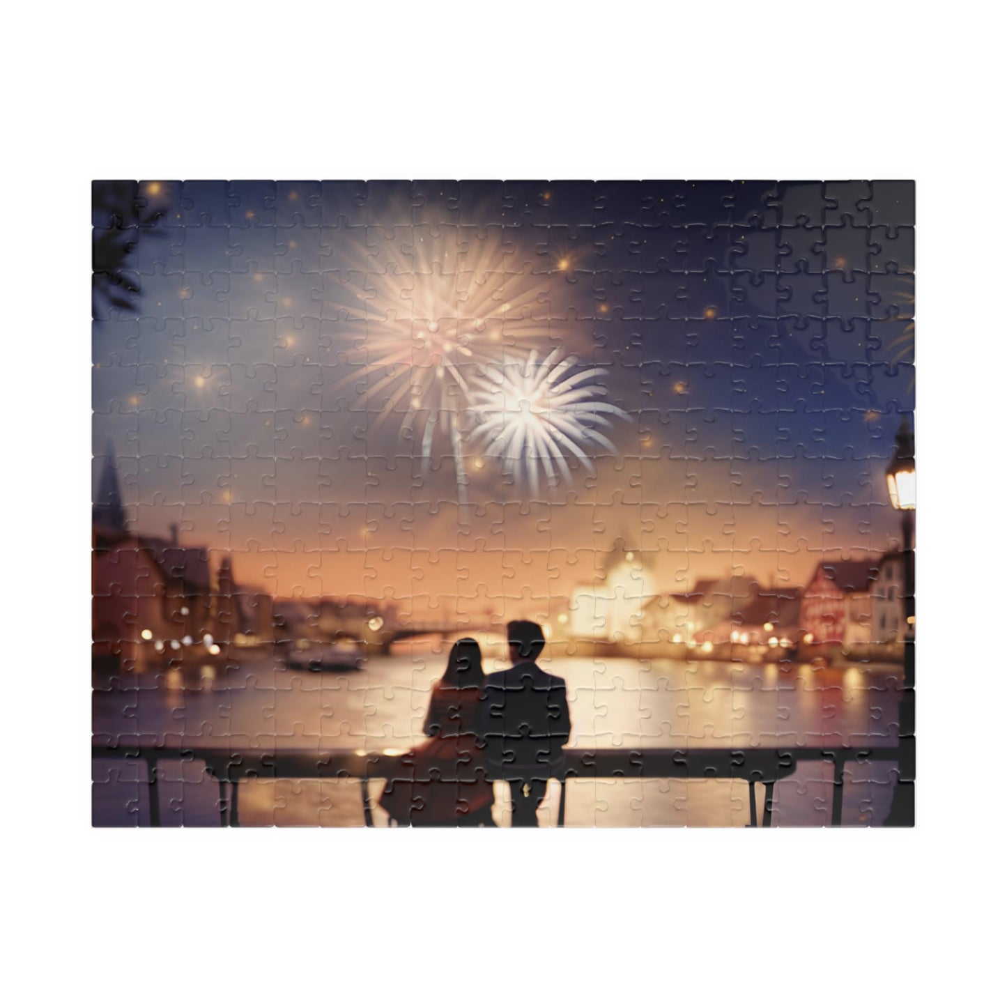 European New Year's Eve Puzzle (110, 252, 520, 1014-piece)