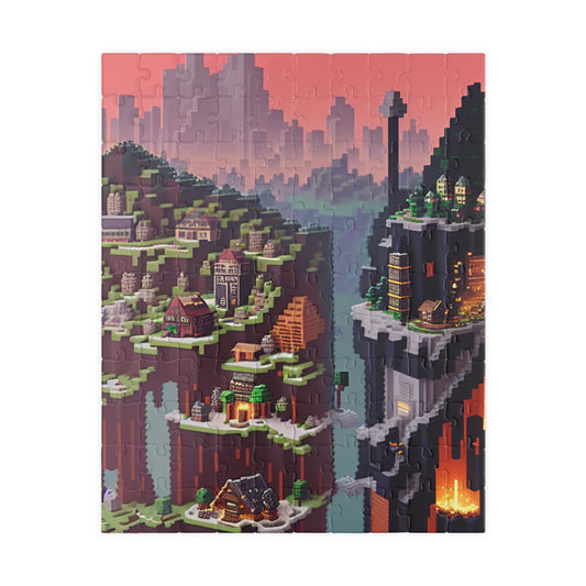 MineCraft World Puzzle (110, 252, 500, 1014-piece)