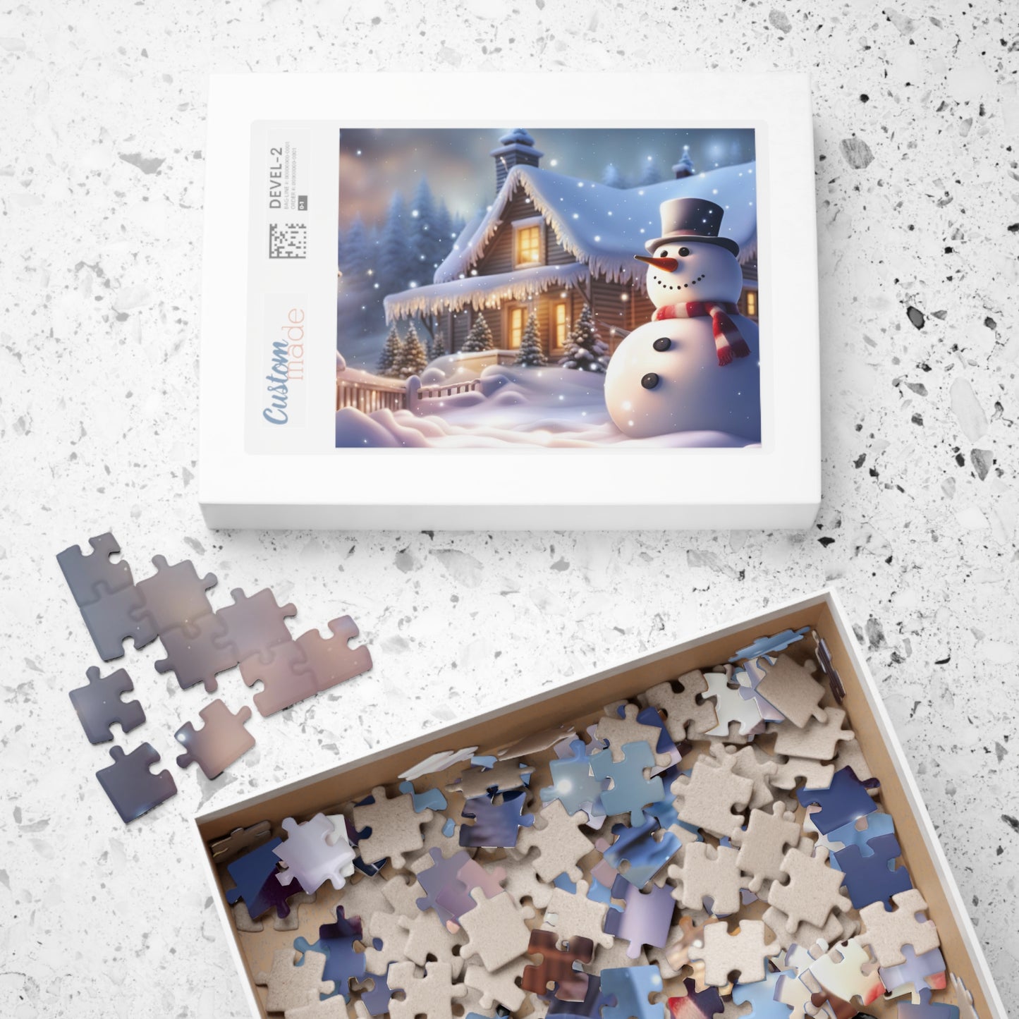 Winter Cabin Puzzle (110, 252, 500, 1014-piece)
