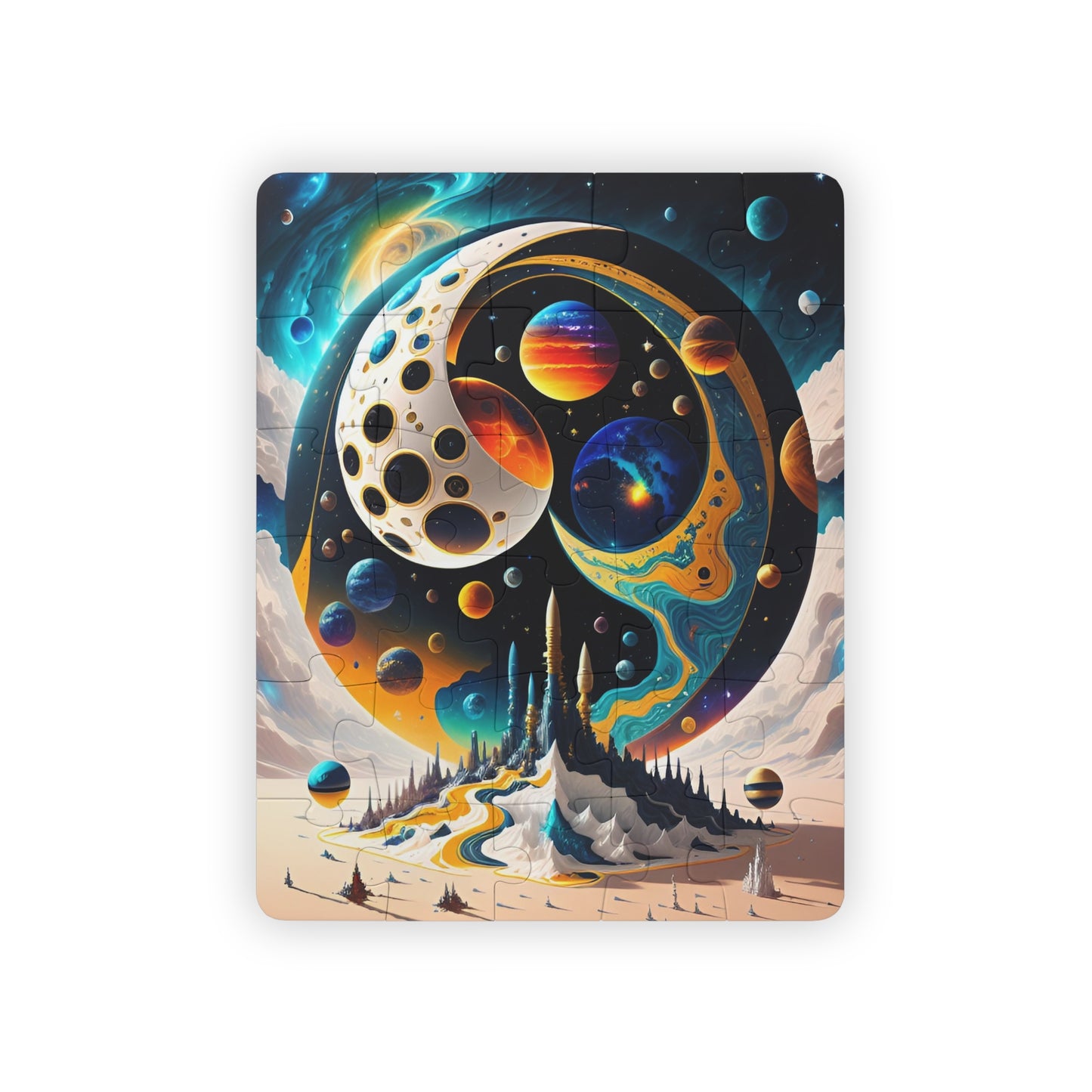 Child's Outer Space Worlds Puzzle, 30-Piece