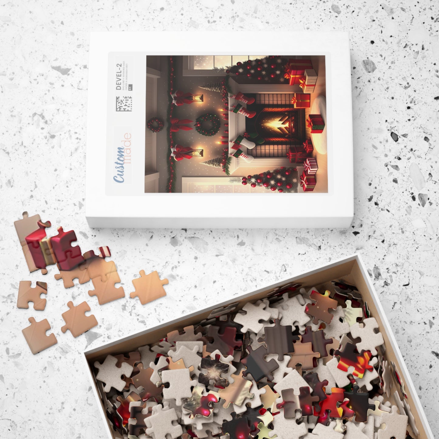 Fireplace Puzzle (110, 252, 500, 1014-piece)