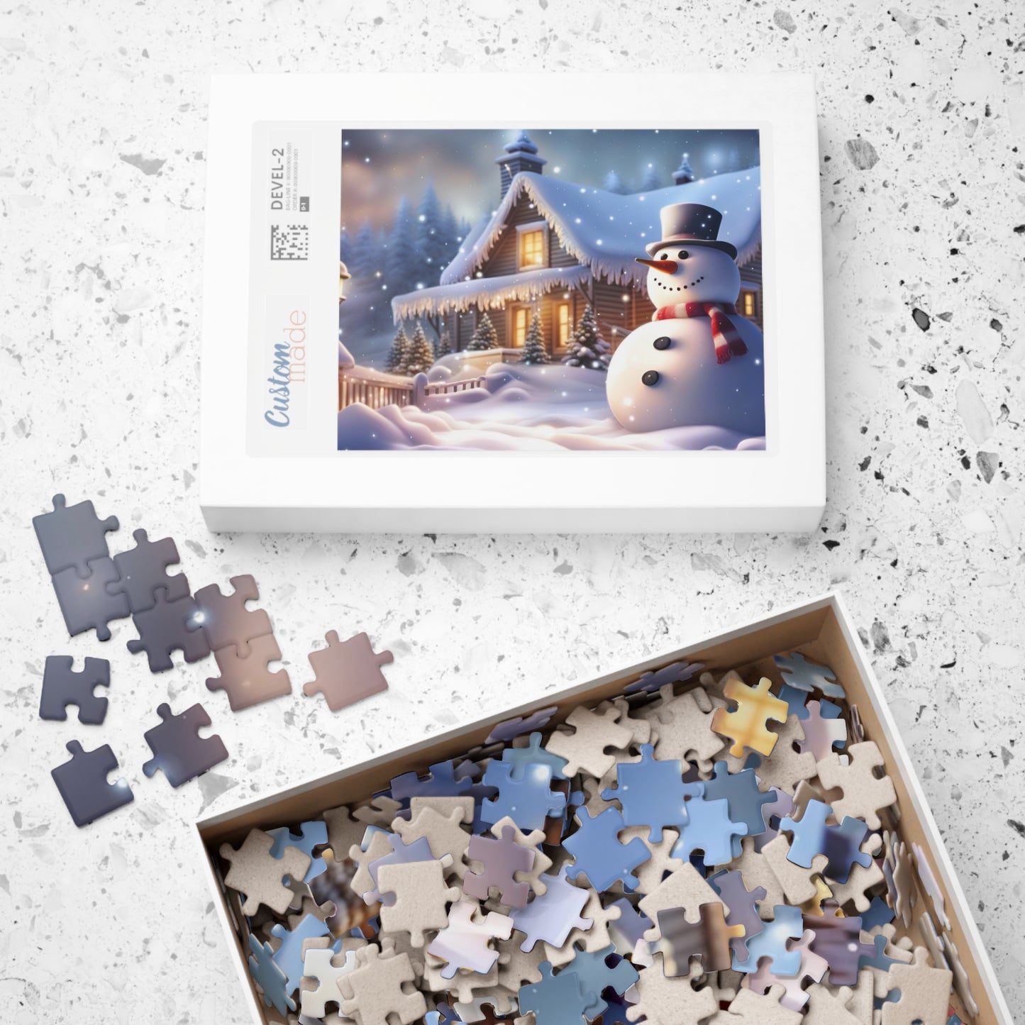 Winter Cabin Puzzle (110, 252, 500, 1014-piece)