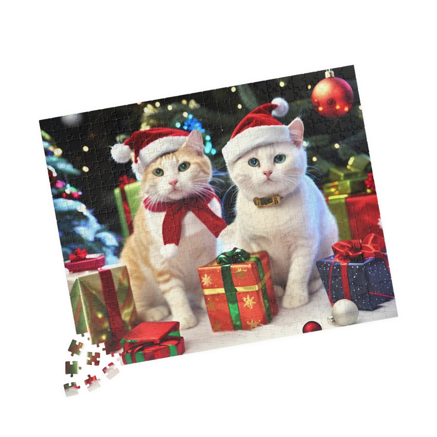 Christmas Cats Puzzle (110, 252, 520, 1014-piece)
