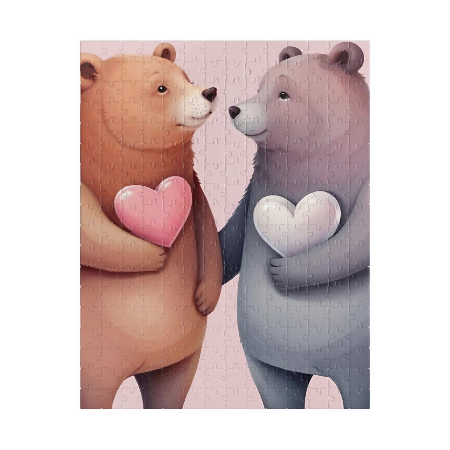 Valentine's Day Bear Puzzle (110, 252, 520, 1014-piece)