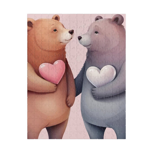 Valentine's Day Bear Puzzle (110, 252, 520, 1014-piece)