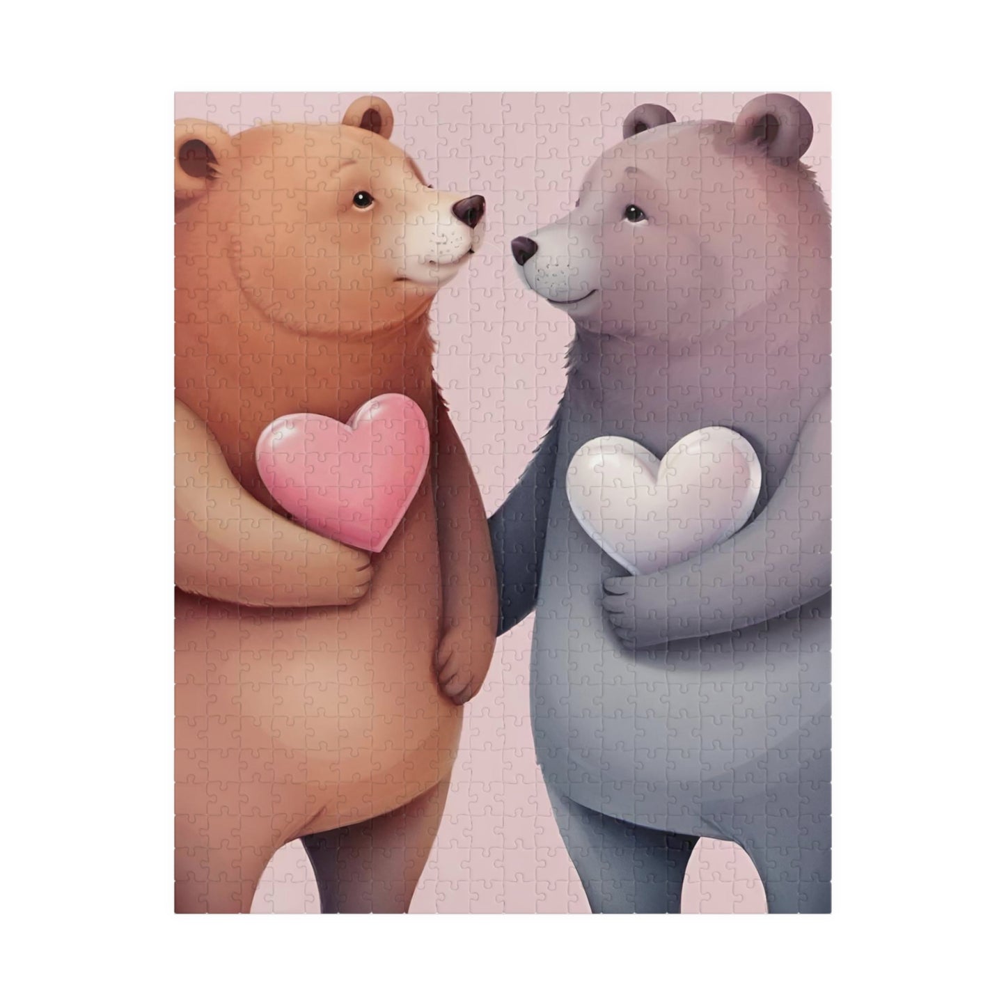 Valentine's Day Bear Puzzle (110, 252, 520, 1014-piece)