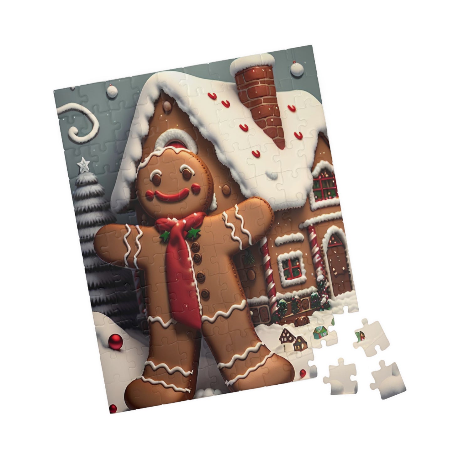 Gingerbread Man Puzzle (110, 252, 500, 1014-piece)