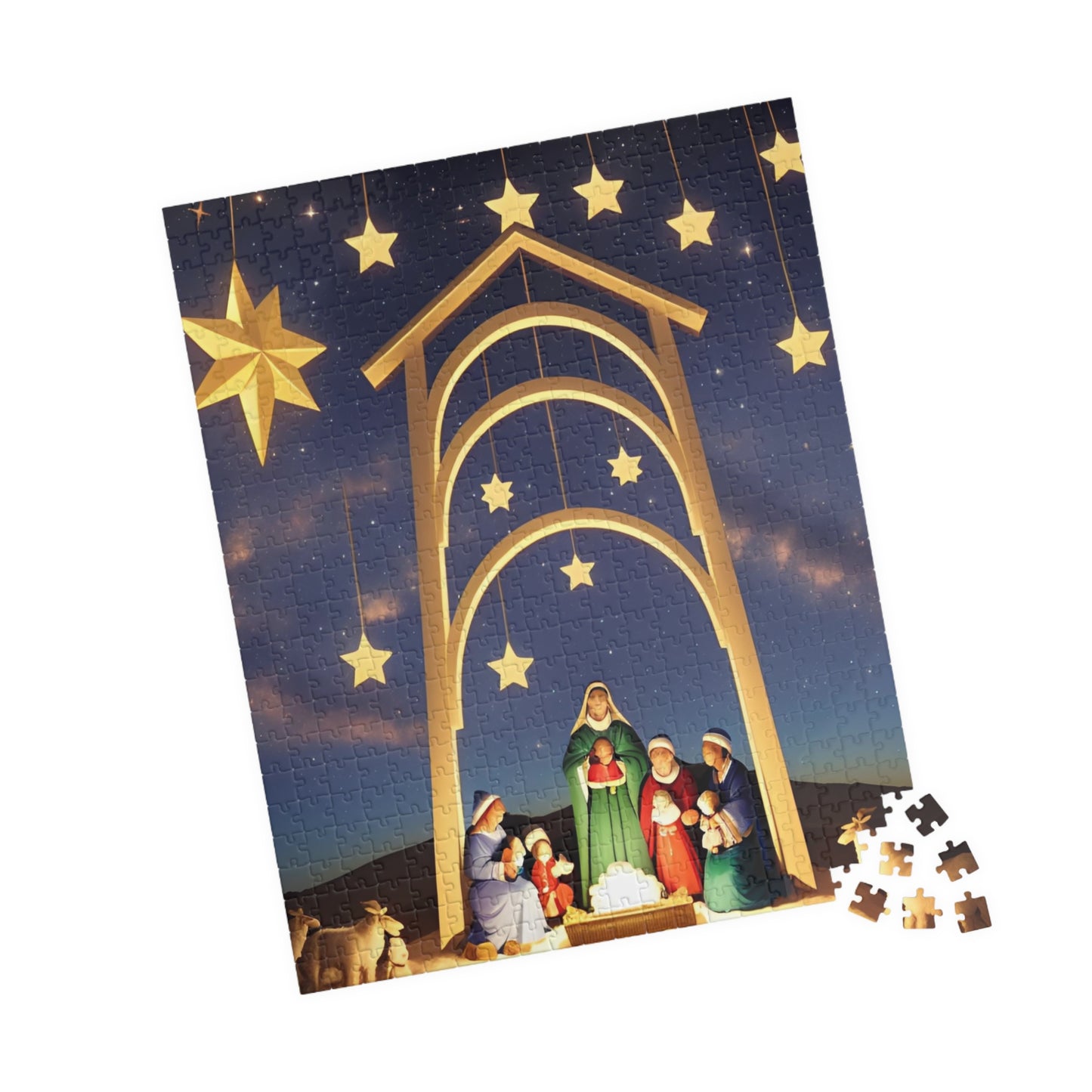Nativity Scene Puzzle (110, 252, 500, 1014-piece)