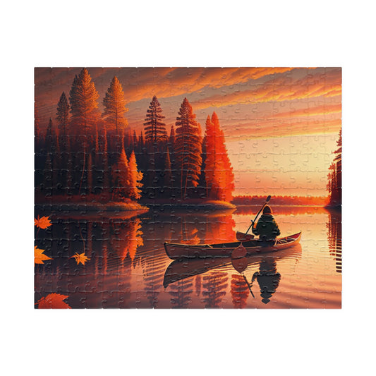 Lake in Autumn Puzzle (110, 252, 500, 1014-piece)