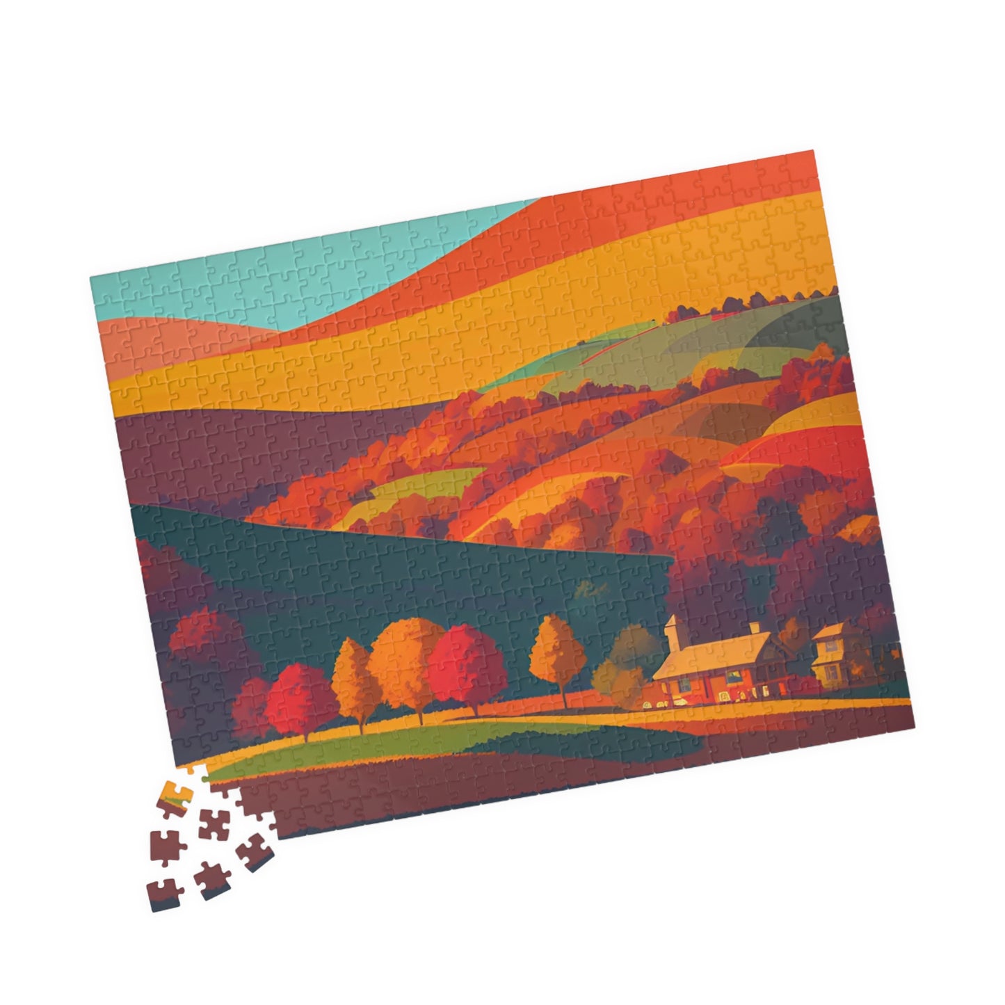 Fall Colors Puzzle (110, 252, 500, 1014-piece)