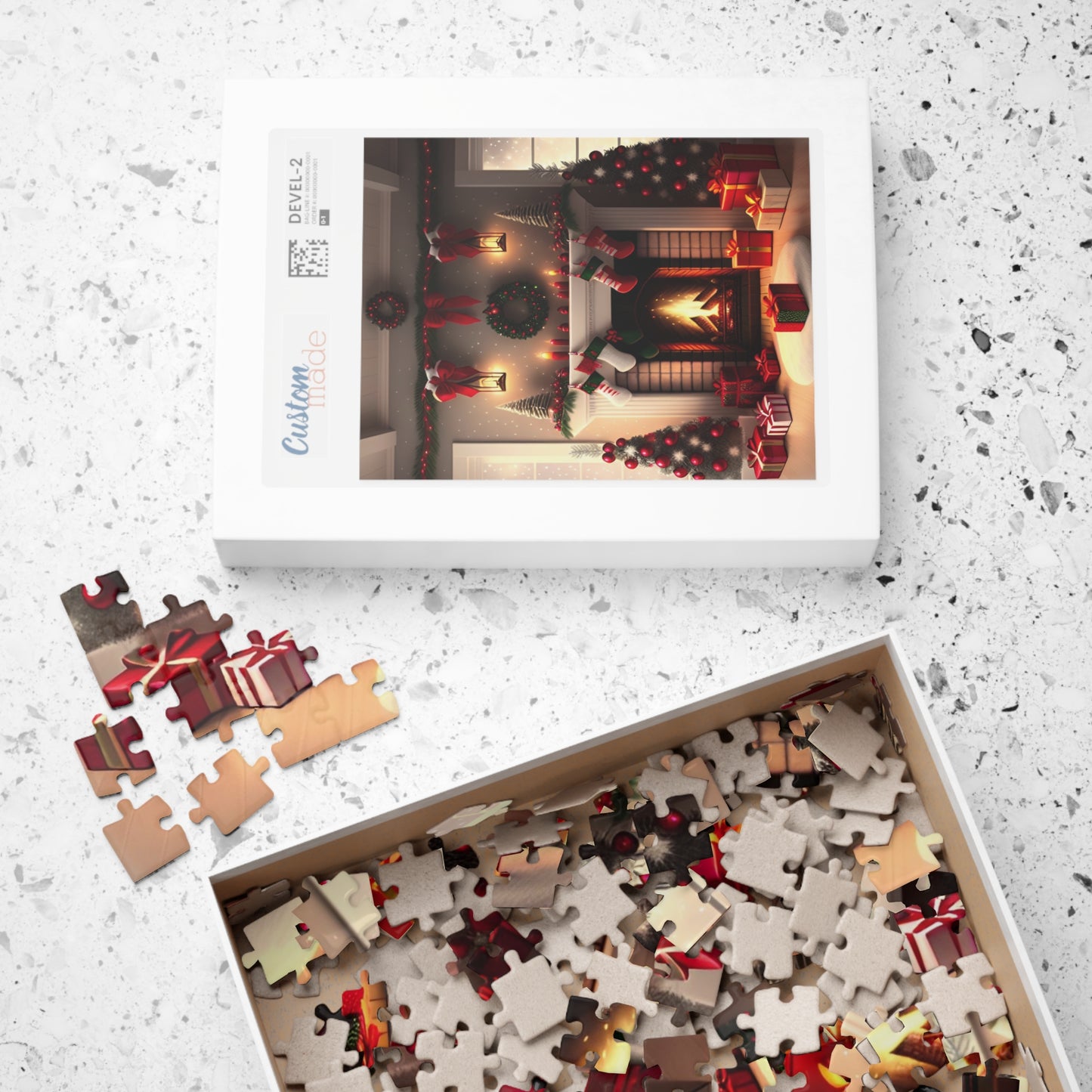 Fireplace Puzzle (110, 252, 500, 1014-piece)