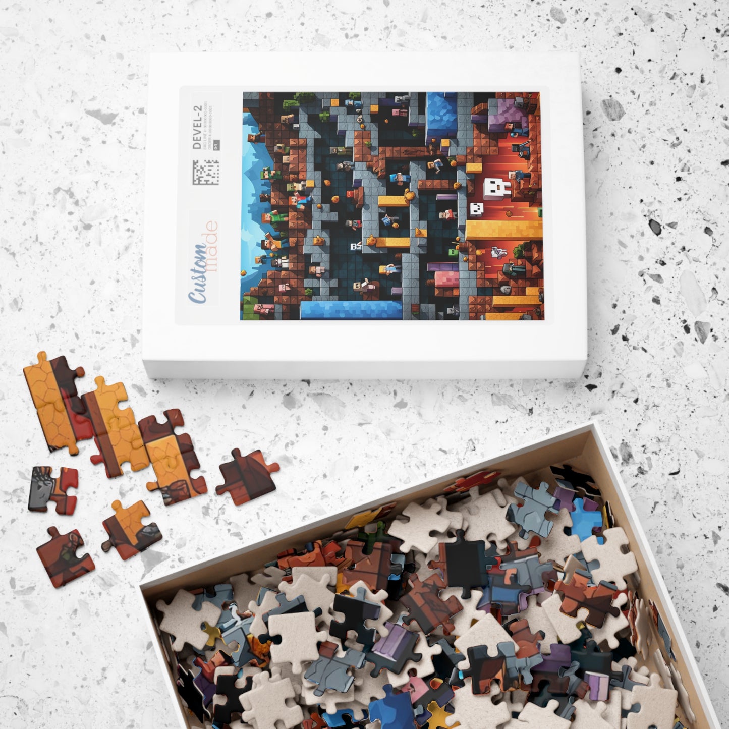 Minecraft World Puzzle (110, 252, 500, 1014-piece)