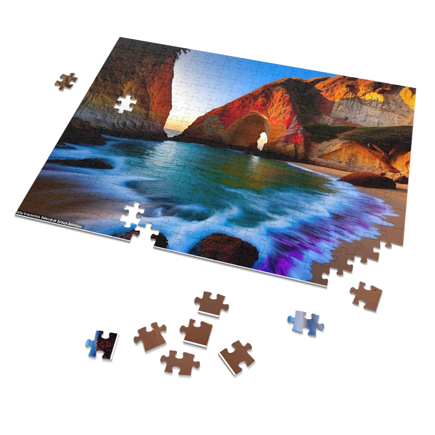 Family Pfeiffer Beach Jigsaw Puzzle, 252-Piece