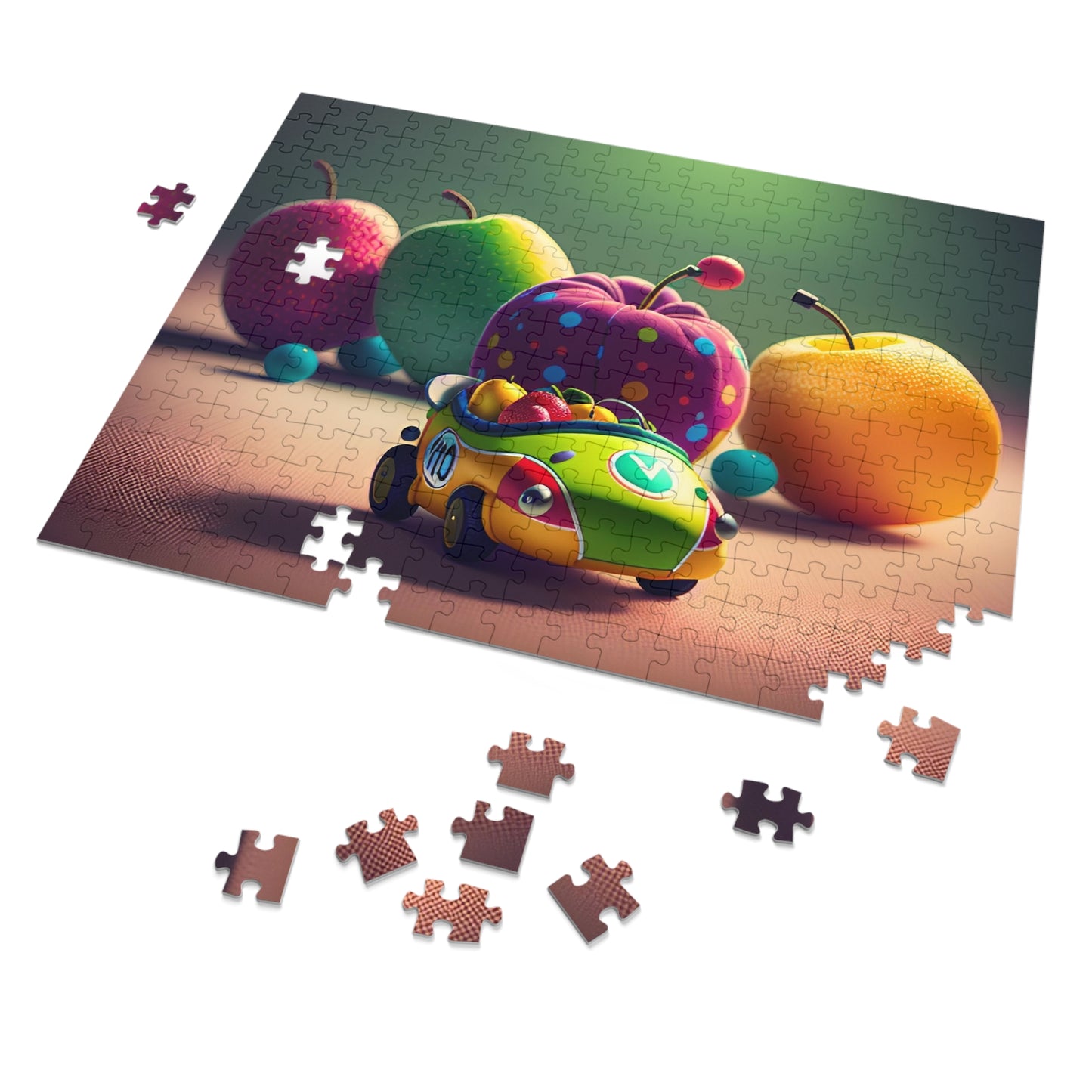 Video Game Go-Kart Inspired Jigsaw Puzzle, 252-Piece
