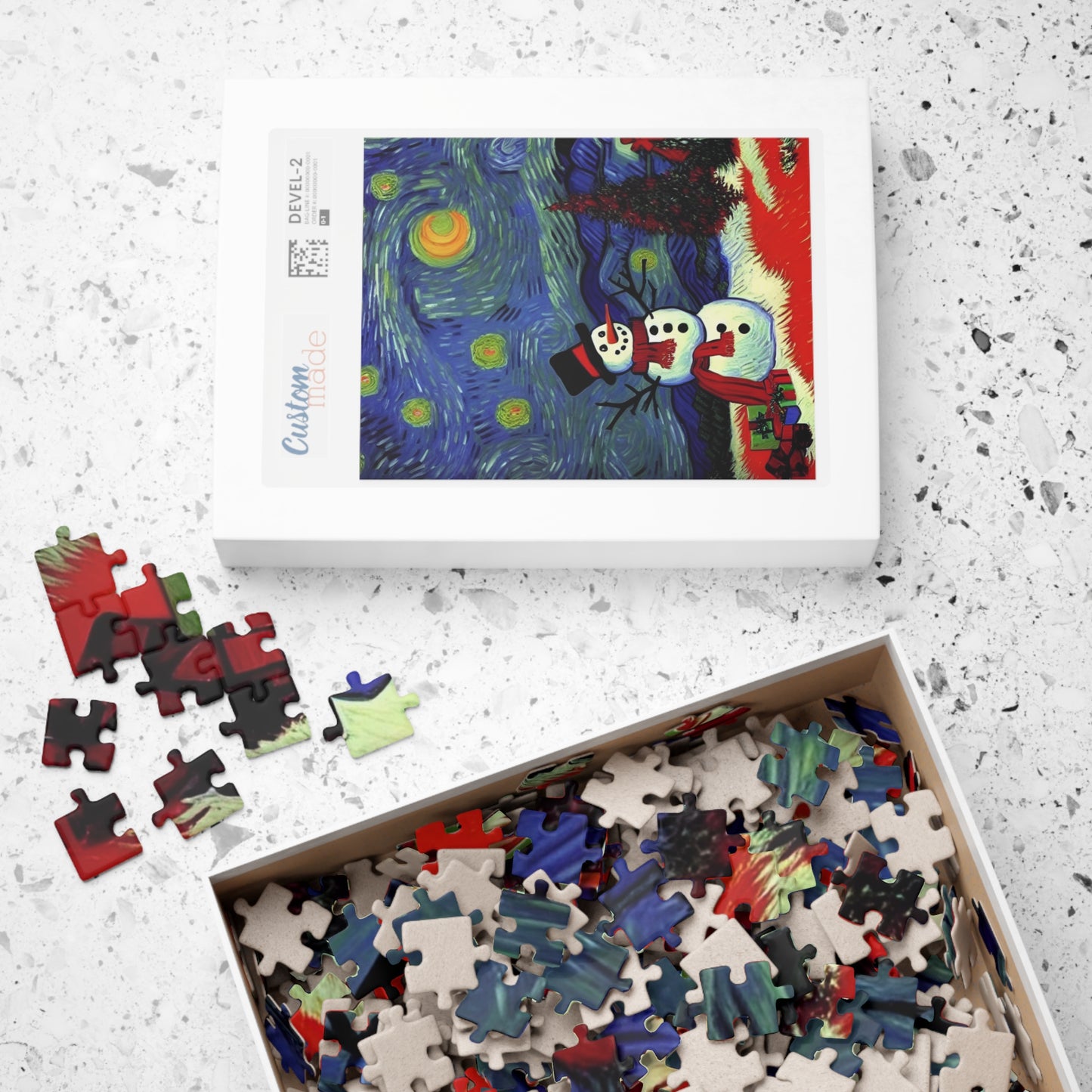 Van Gogh Snowman Puzzle (110, 252, 500, 1014-piece)