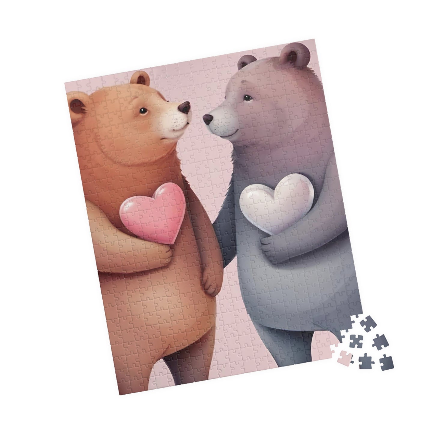 Valentine's Day Bear Puzzle (110, 252, 520, 1014-piece)