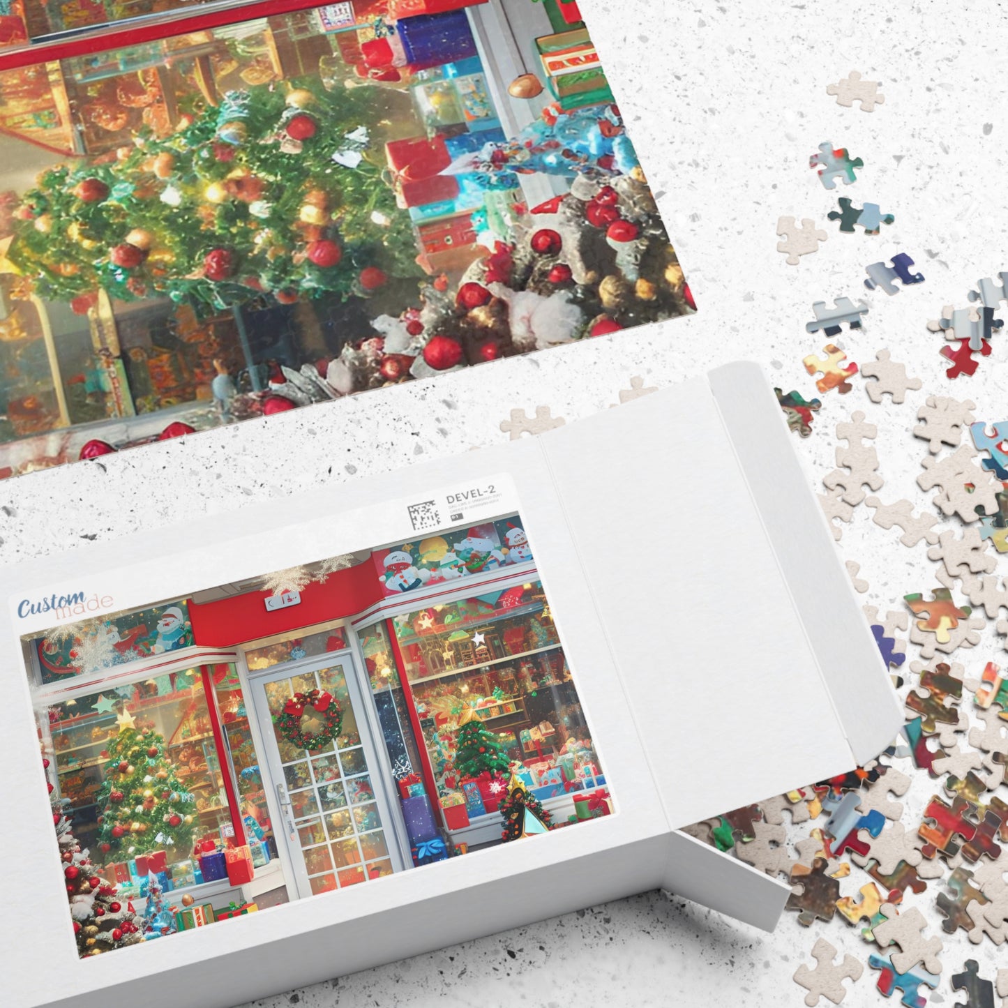 Christmas Toy Store Puzzle (110, 252, 520, 1014-piece)