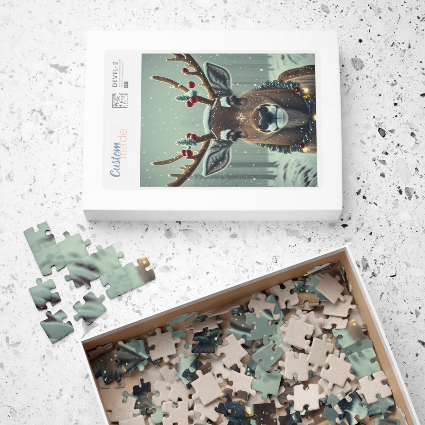 Reindeer Puzzle (110, 252, 500, 1014-piece)