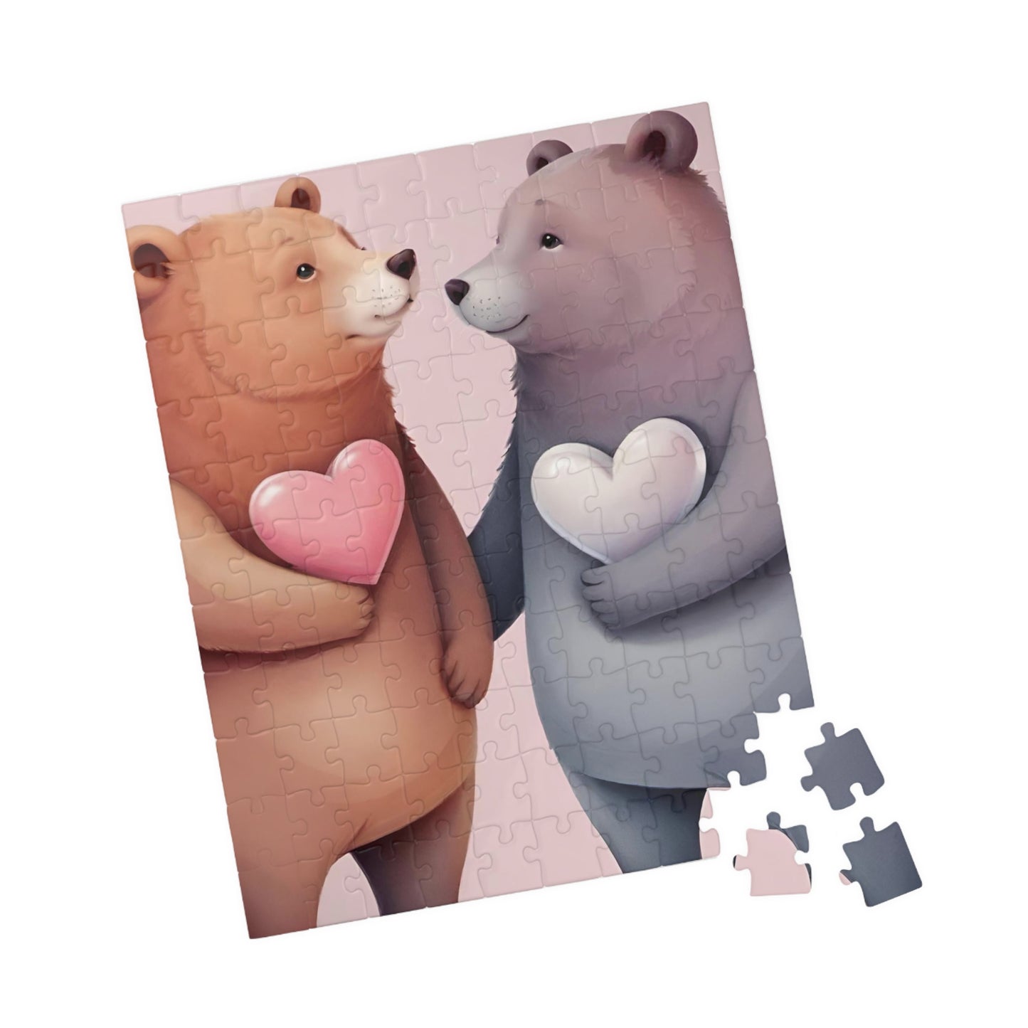 Valentine's Day Bear Puzzle (110, 252, 520, 1014-piece)