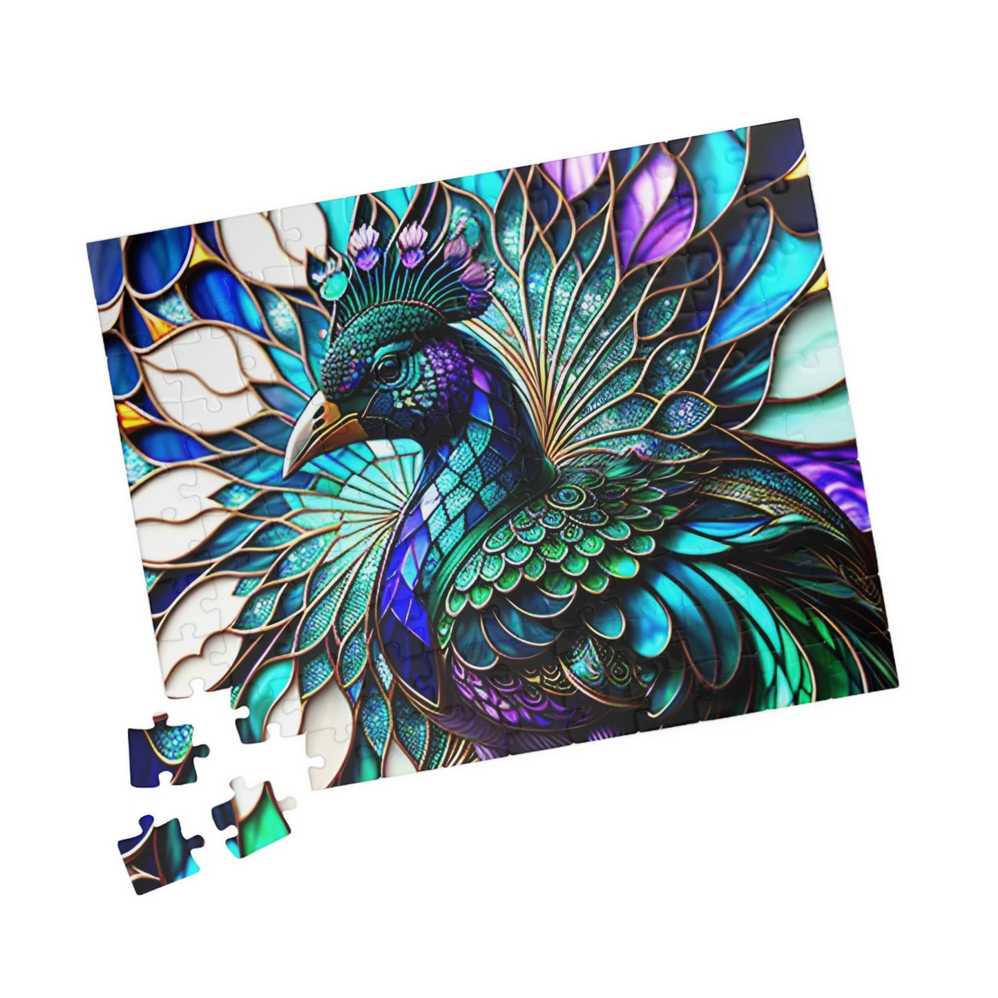 Peacock Puzzle, 110-Piece