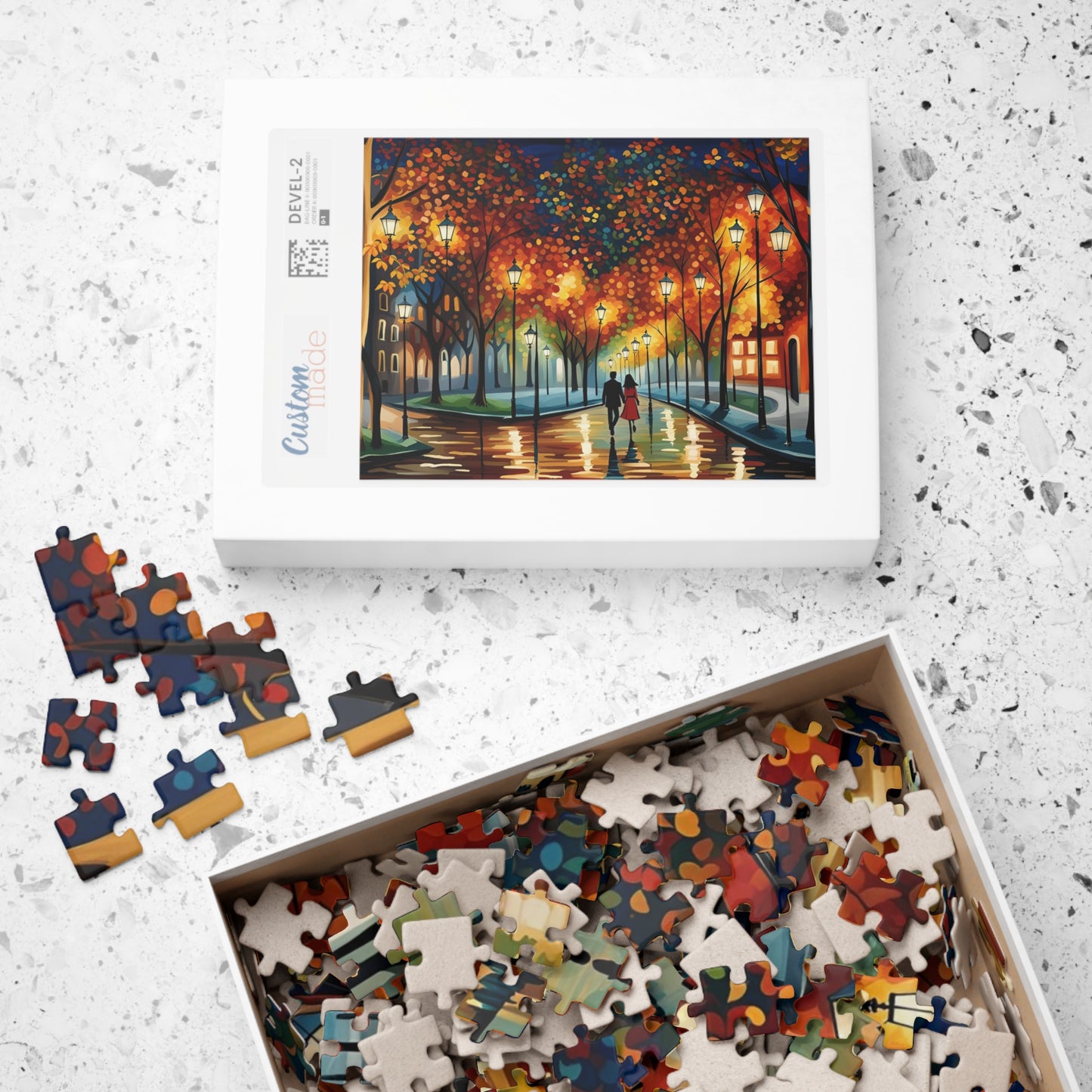 Night Walk in Autumn Puzzle (110, 252, 500, 1014-piece)