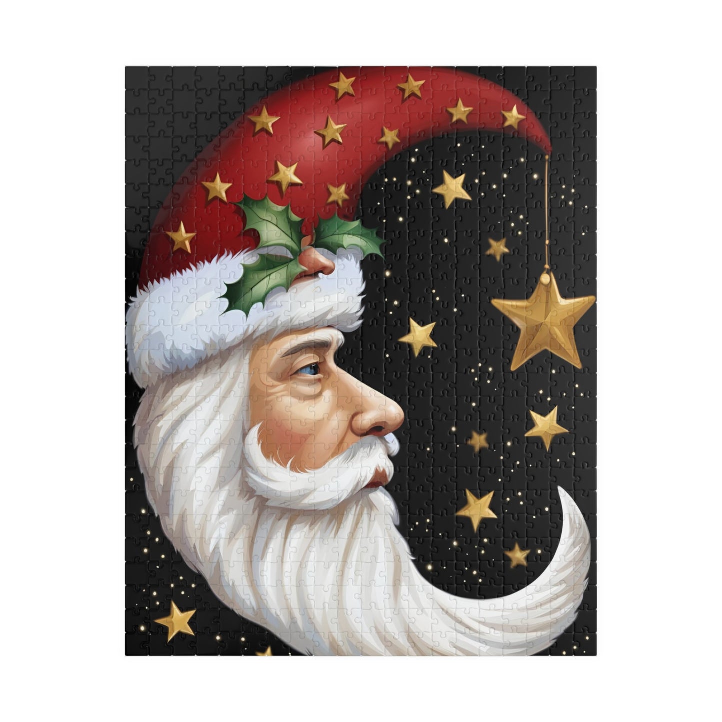 Santa in the Stars Puzzle (110, 252, 500, 1014-piece)