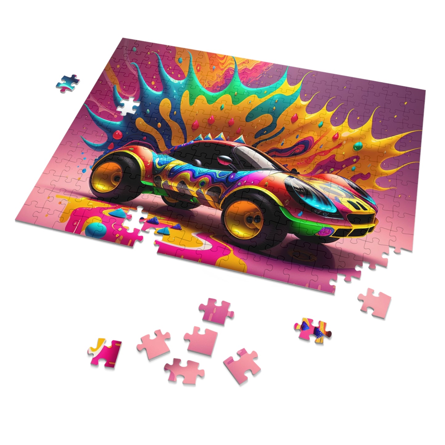 Video Game Go-Kart Inspired Jigsaw Puzzle, 252-Piece