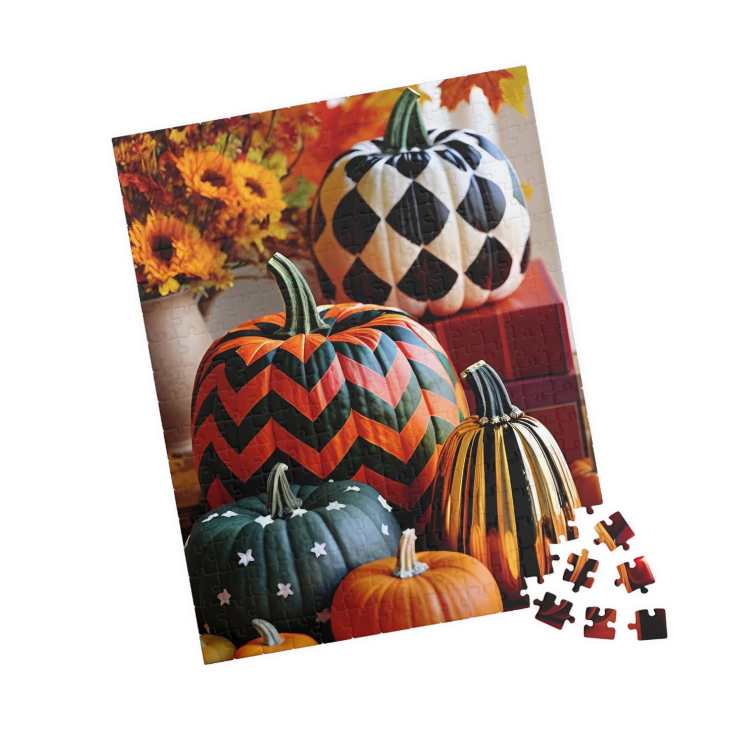 Fall Pumpkins Puzzle (110, 252, 500, 1014-piece)